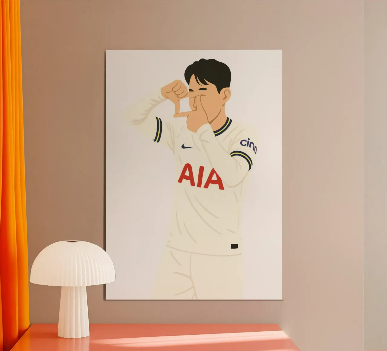 Son Heung-Min Minimalist carta hahnemühle da MoviesArt