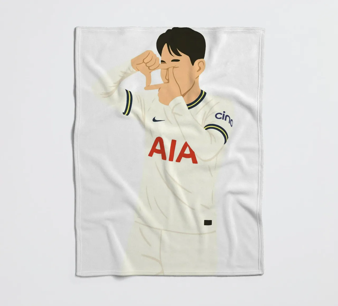 Son Heung-Min Minimalist coperta in pile da MoviesArt