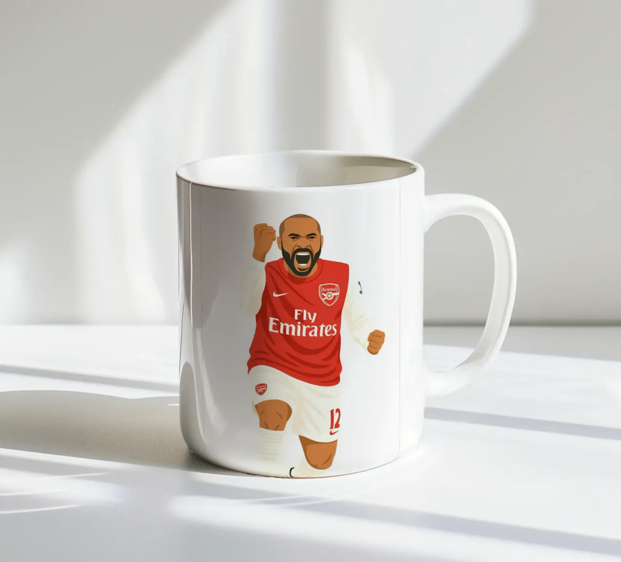 Thierry Henry Minimalist tazza in ceramica da MoviesArt