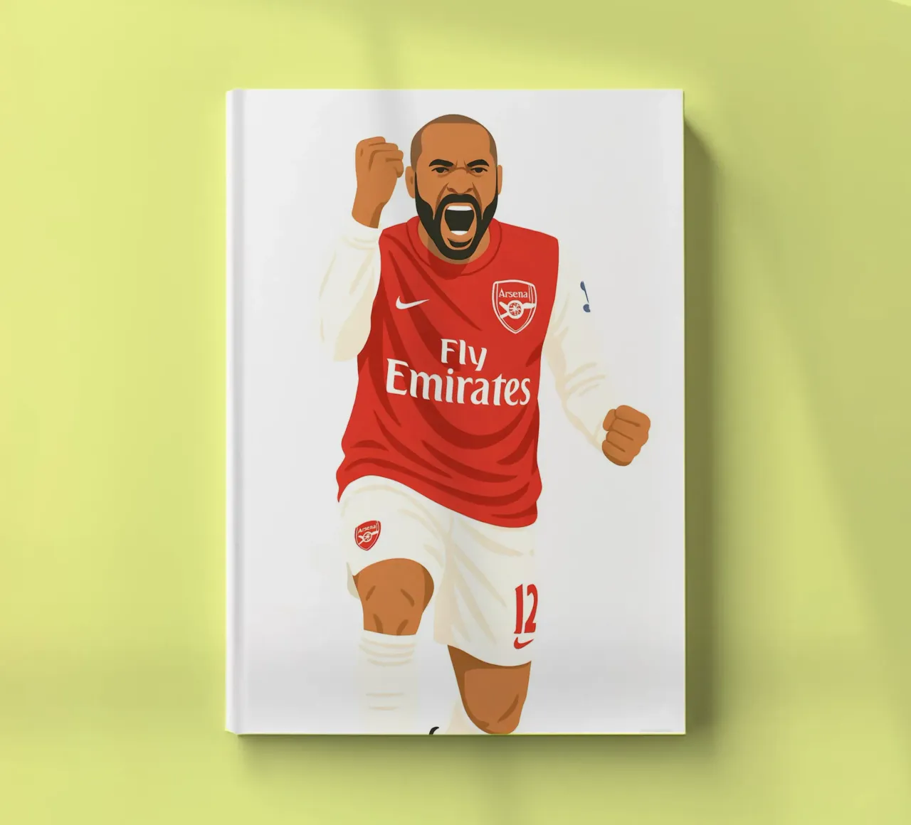 Thierry Henry Minimalist notebook by MoviesArt