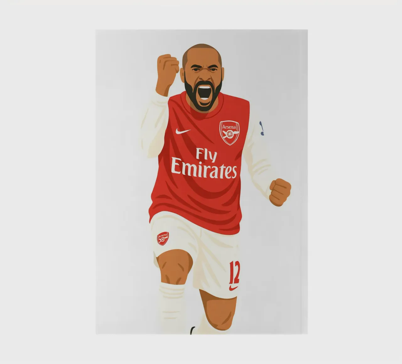 Thierry Henry Minimalist notebook by MoviesArt