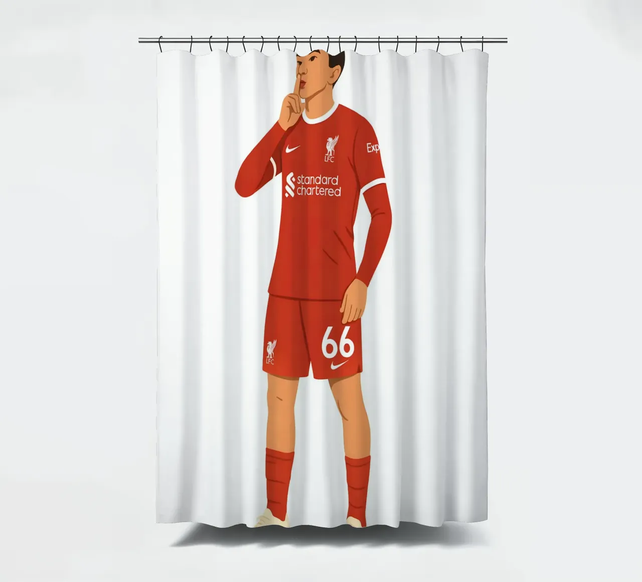 Trent Alexander-Arnold Duschvorhang von MoviesArt