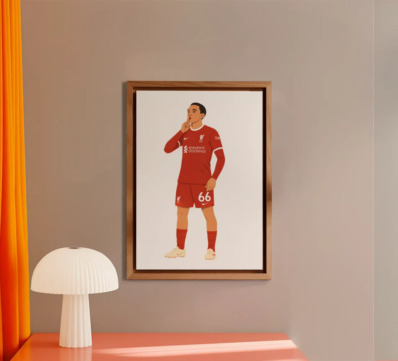 Trent Alexander-Arnold alluminio dibond da MoviesArt