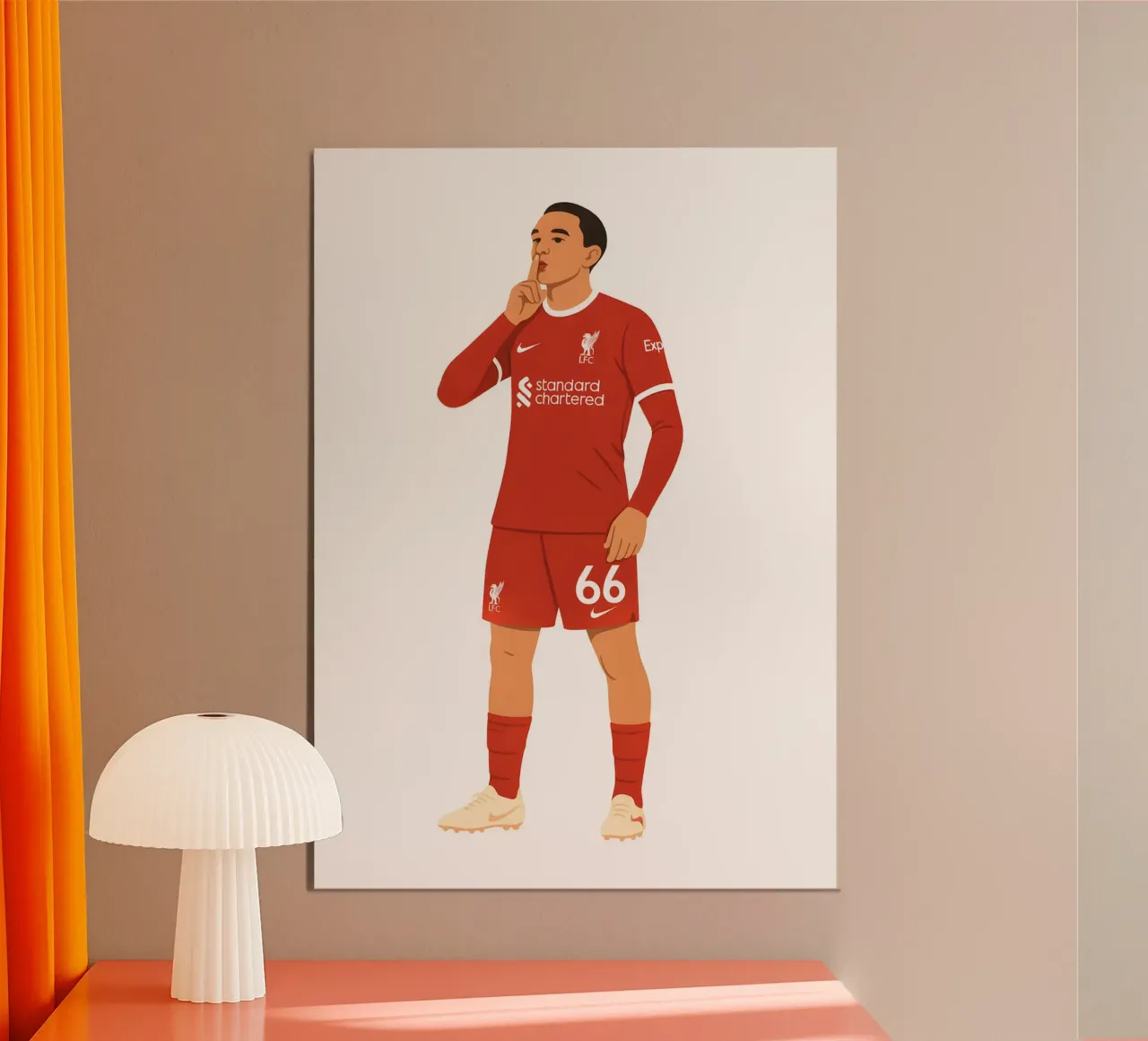 Trent Alexander-Arnold alluminio dibond da MoviesArt