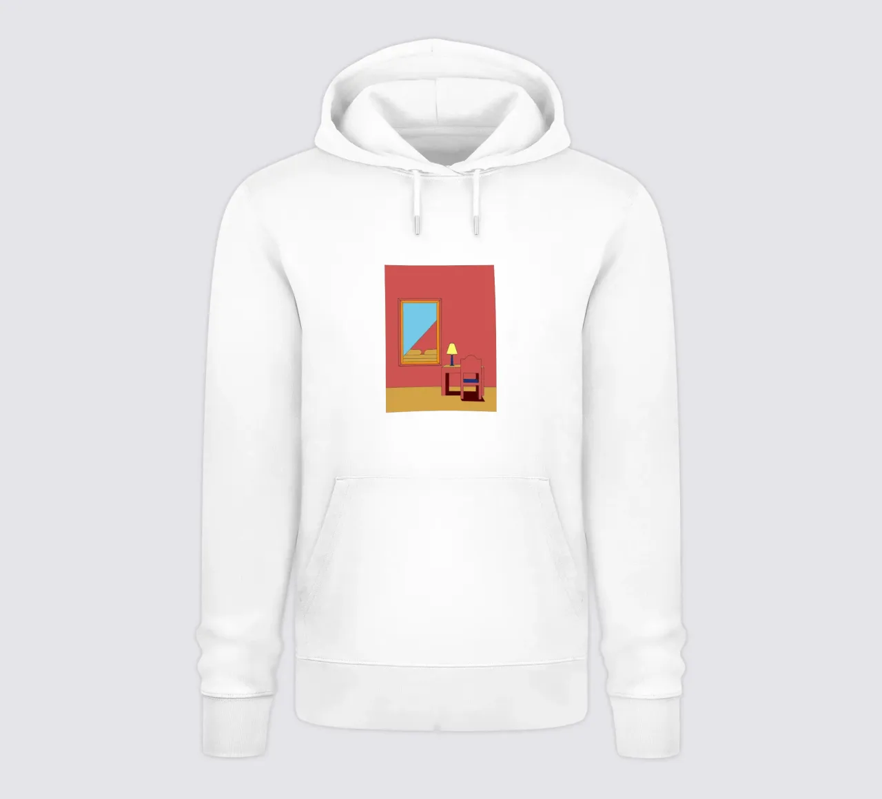 Specchio e sedia felpa con cappuccio da OUR SHOP