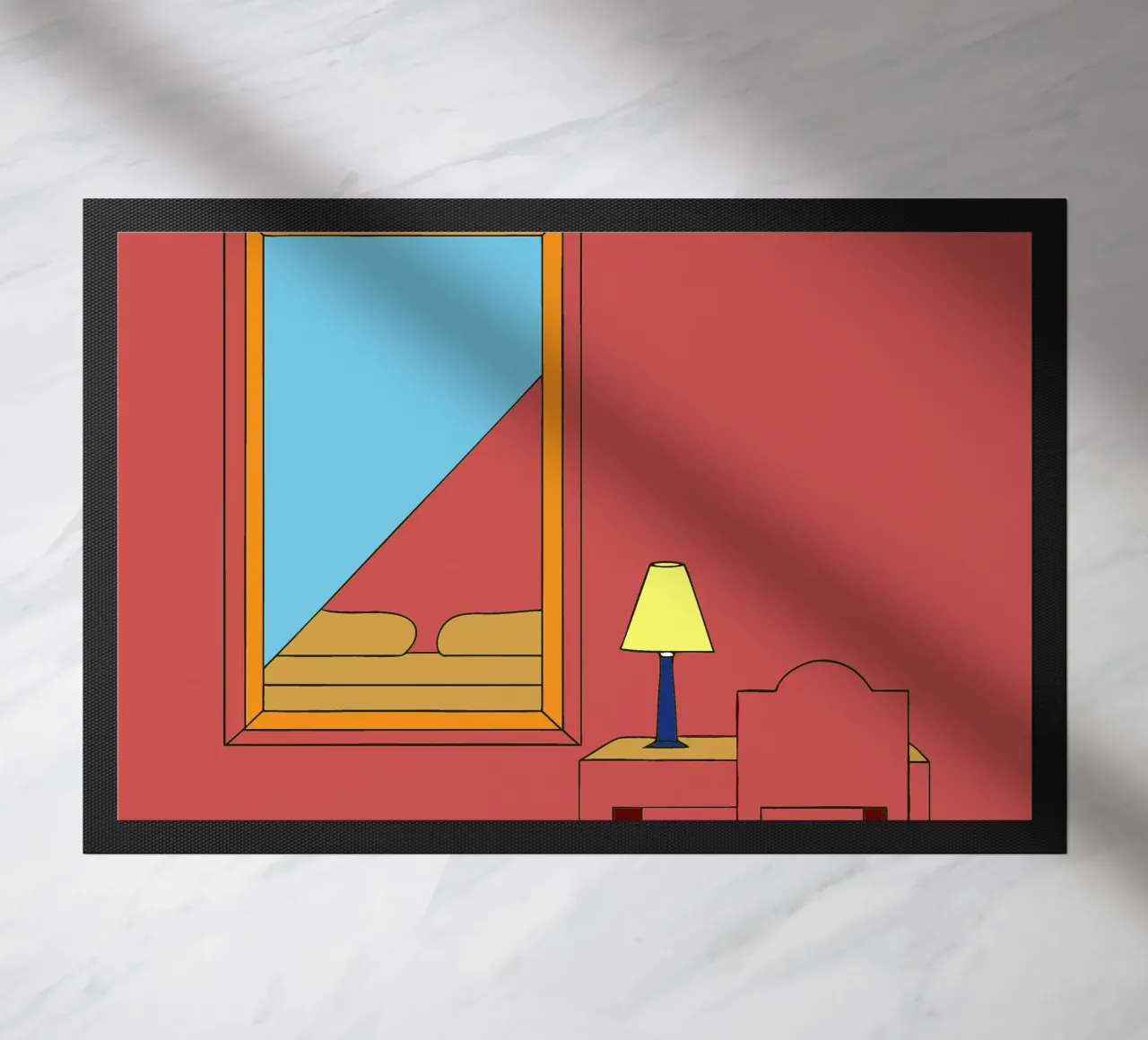 Specchio e sedia zerbino da OUR SHOP