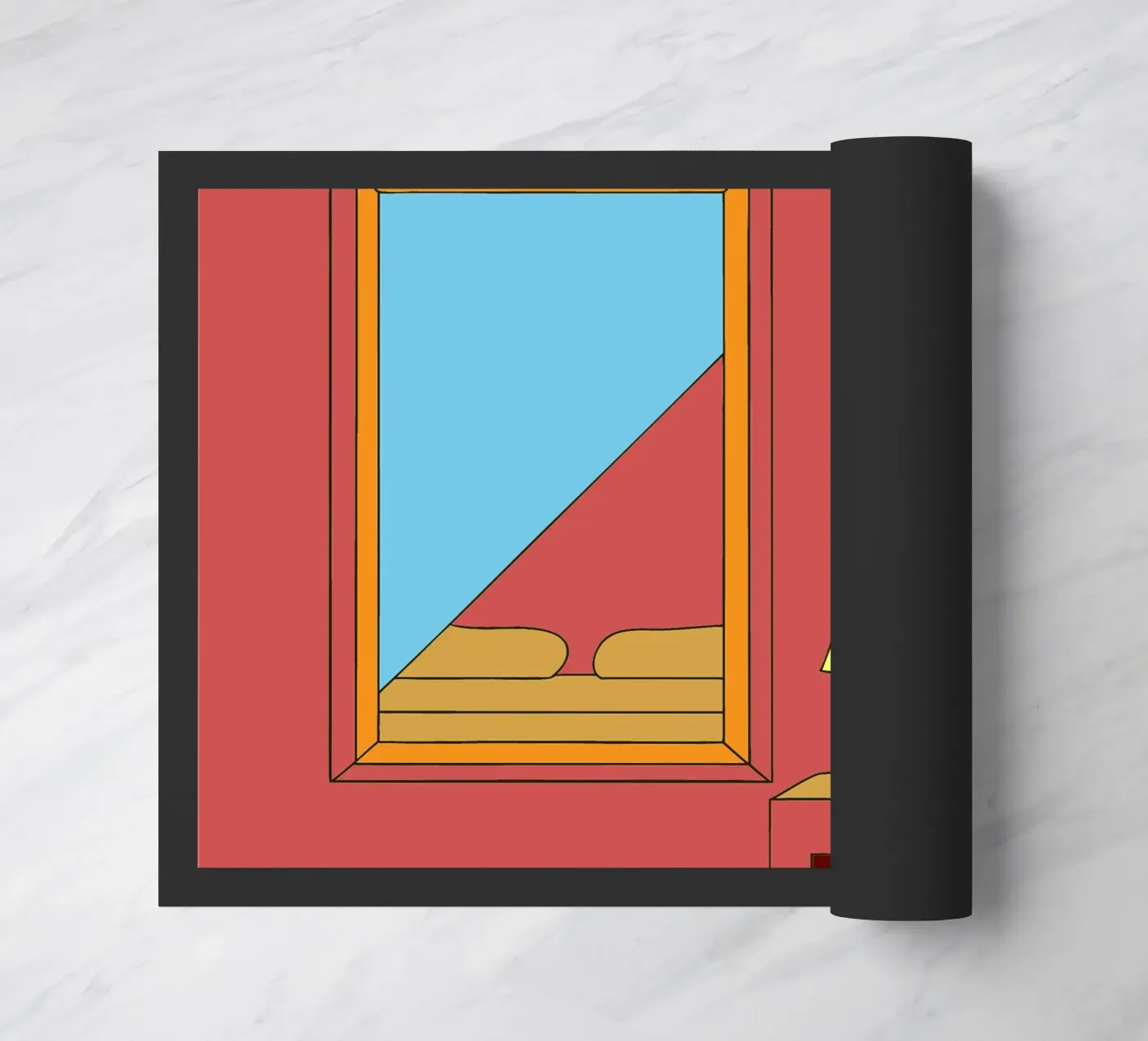 Specchio e sedia zerbino da OUR SHOP