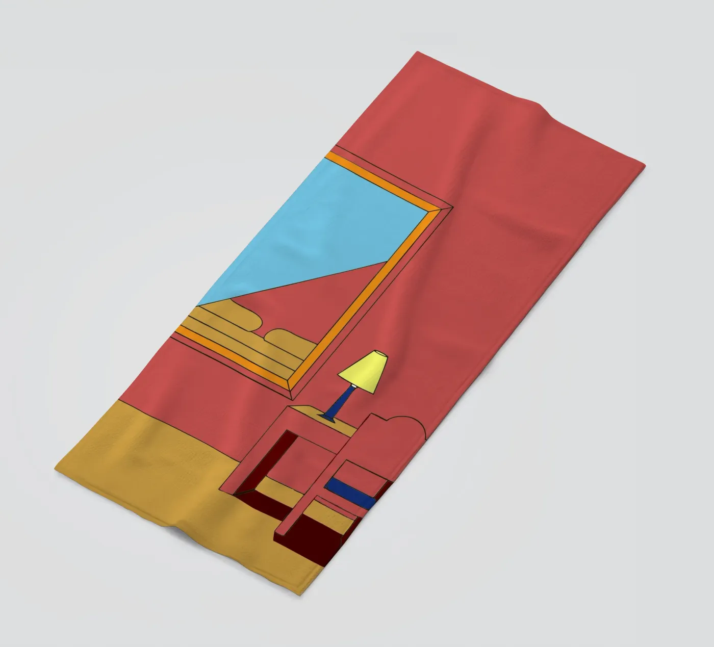 Specchio e sedia telo mare da OUR SHOP