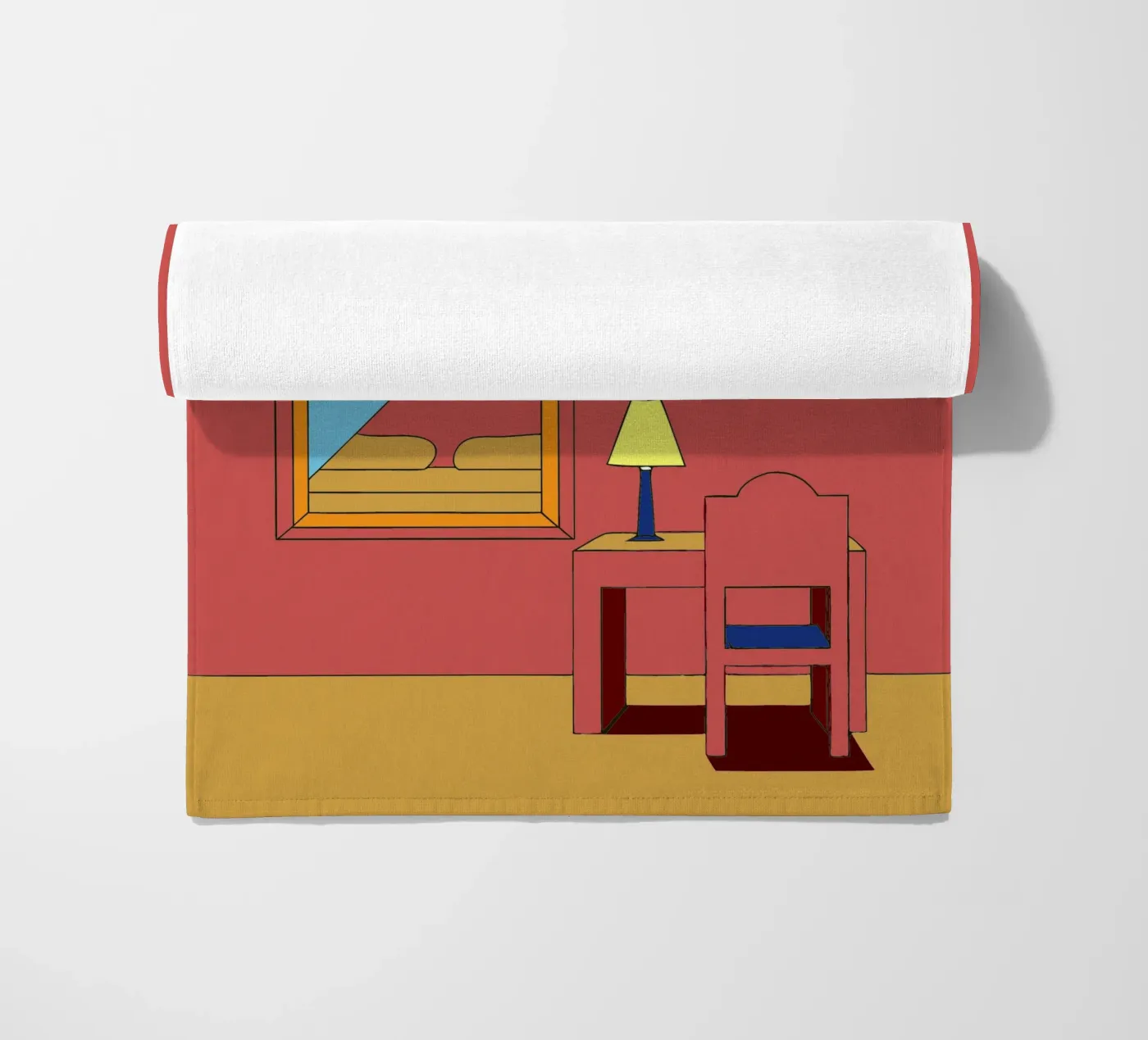 Specchio e sedia telo mare da OUR SHOP