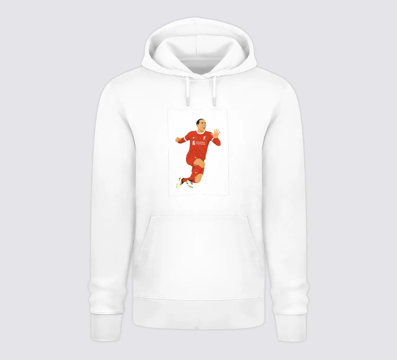 Virgil van Dijk Minimalist felpa con cappuccio da MoviesArt