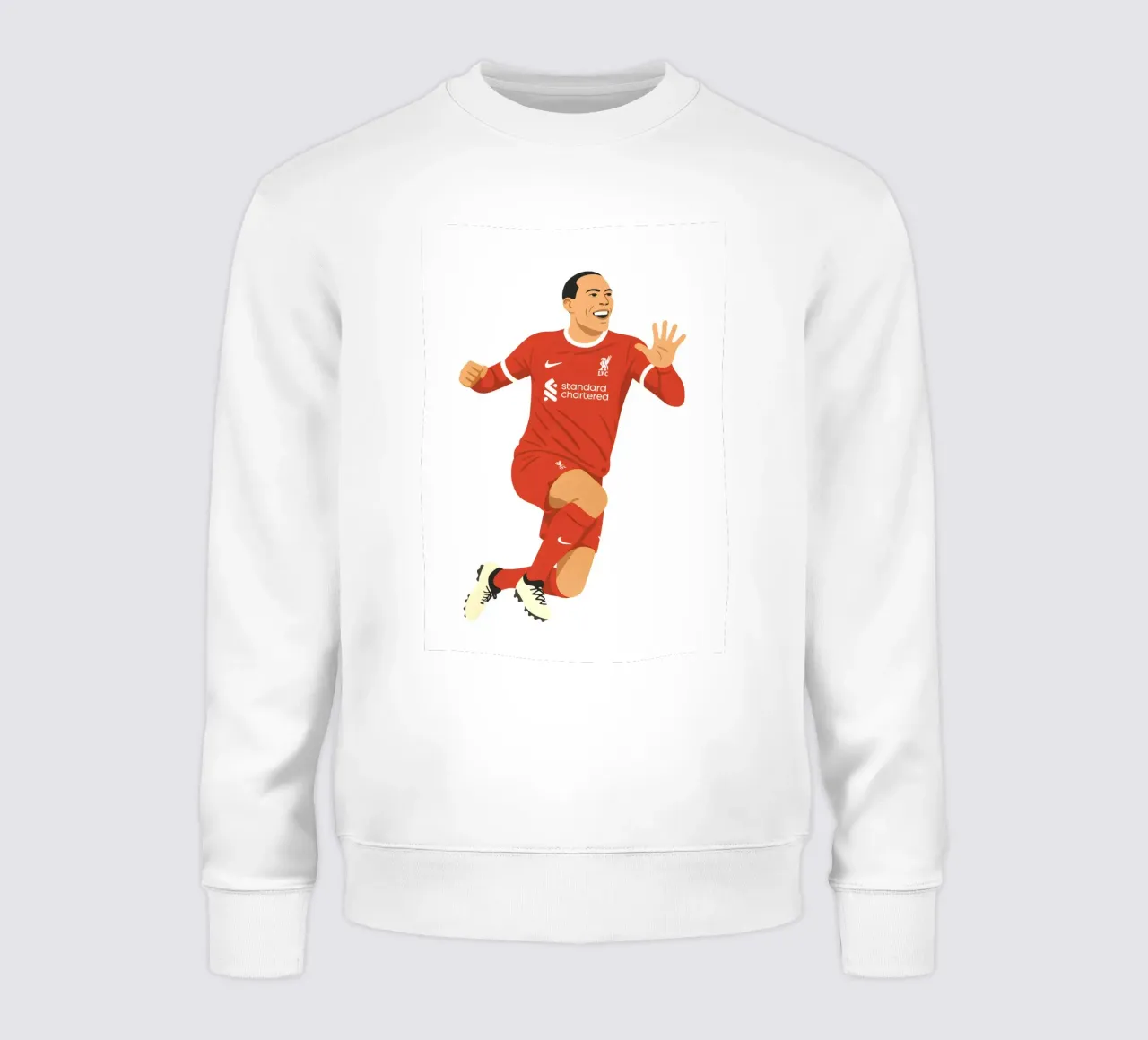 Virgil van Dijk Minimalist felpa da MoviesArt