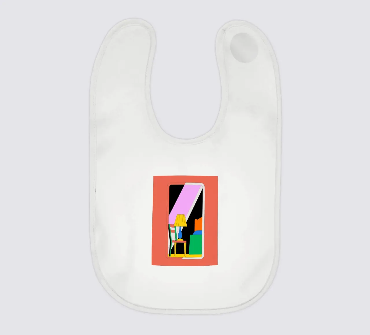 Specchio e sedia bavaglino da OUR SHOP