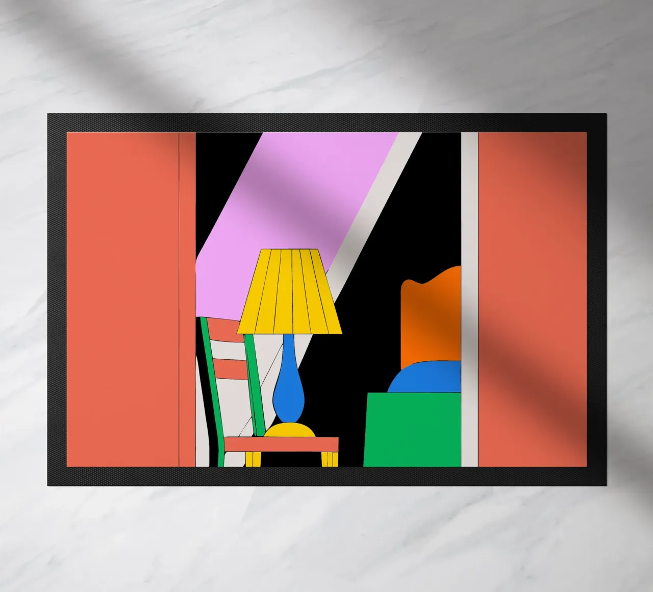 Specchio e sedia zerbino da OUR SHOP