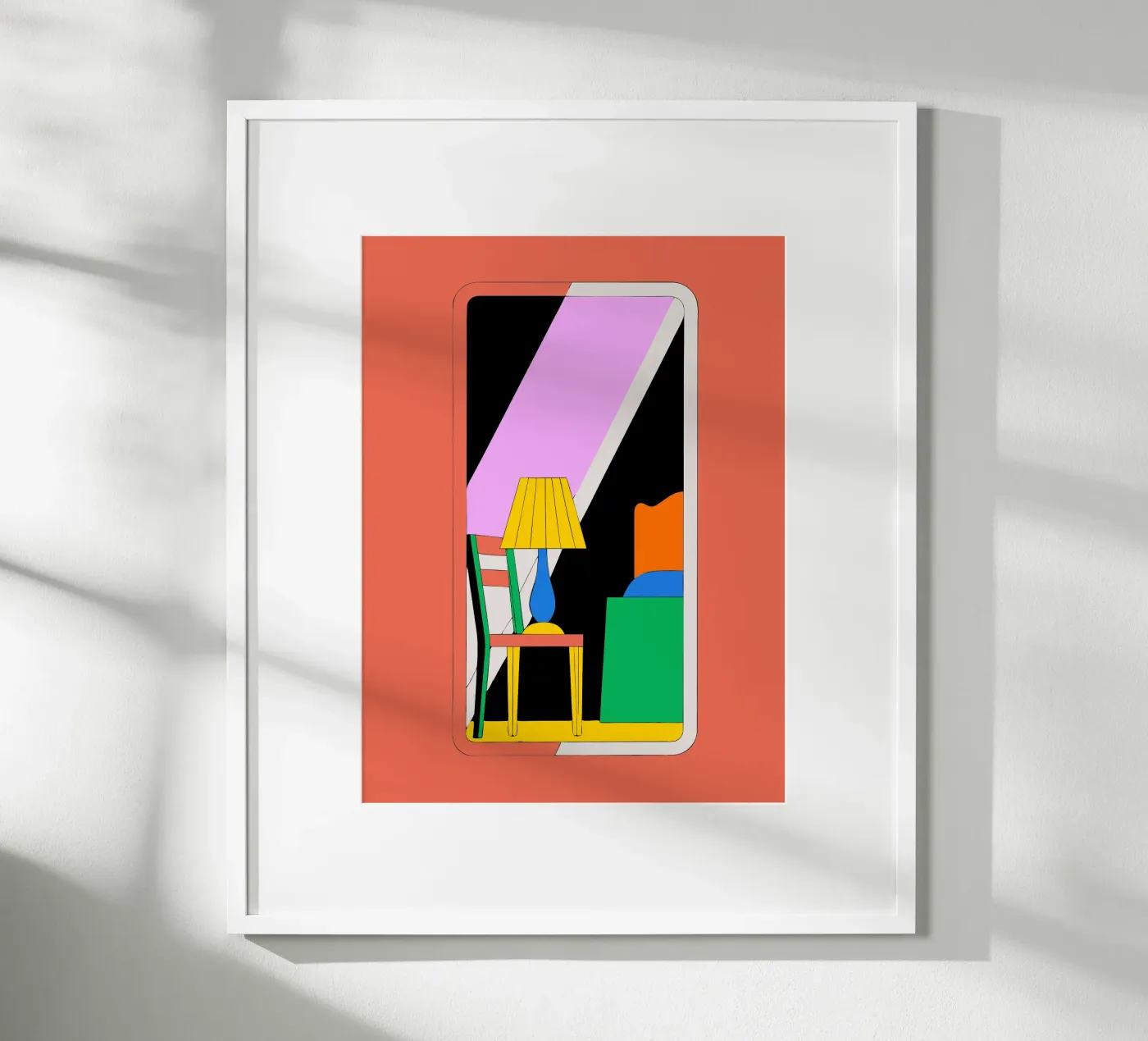 Mirror and Chair poster de OUR SHOP