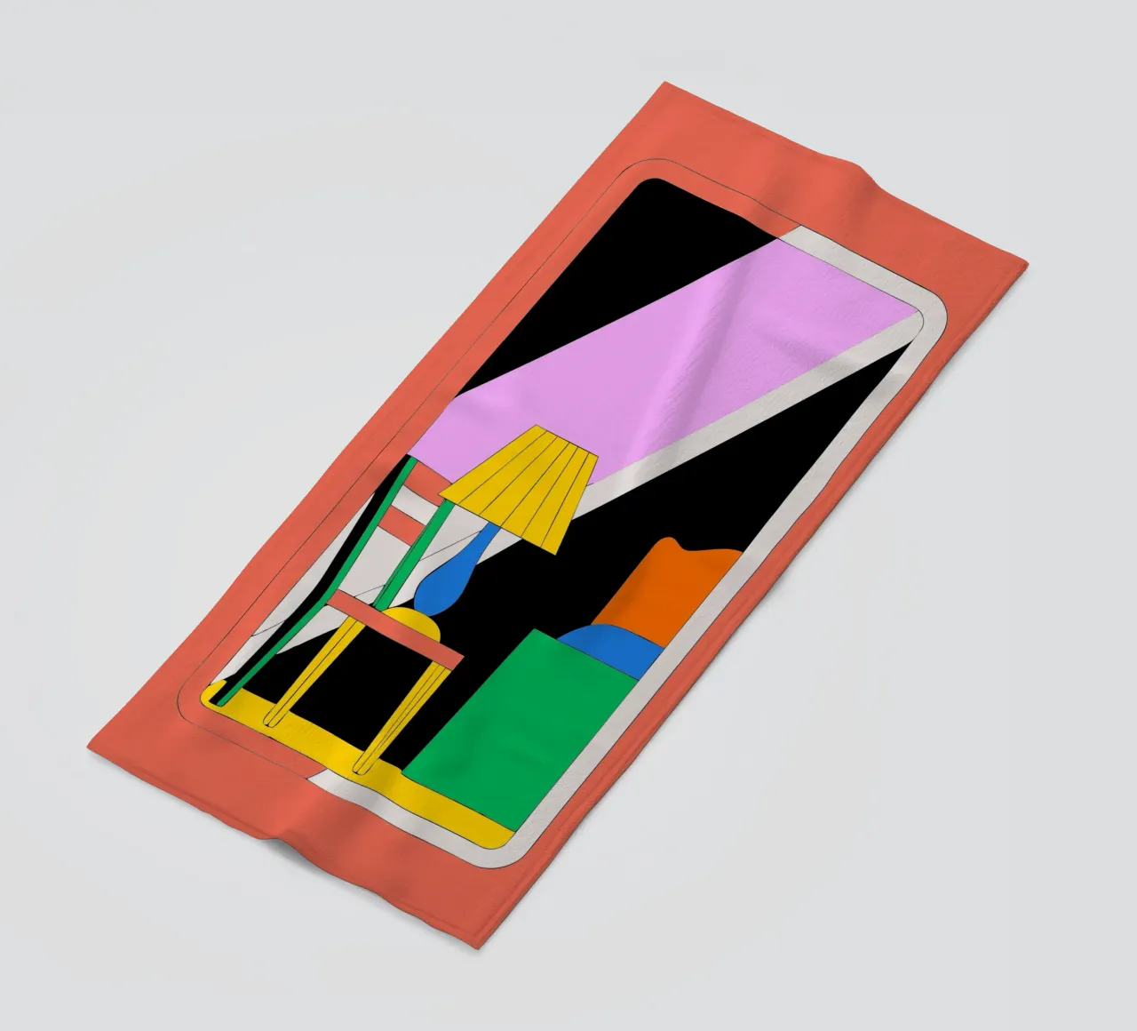 Specchio e sedia telo mare da OUR SHOP