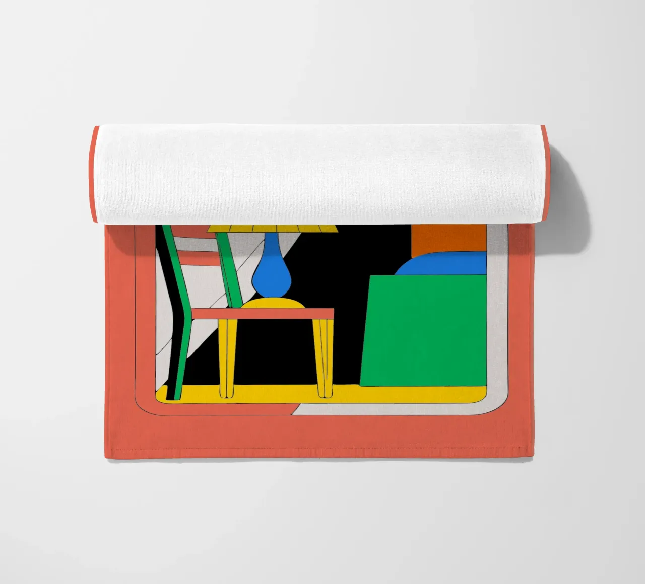 Specchio e sedia telo mare da OUR SHOP