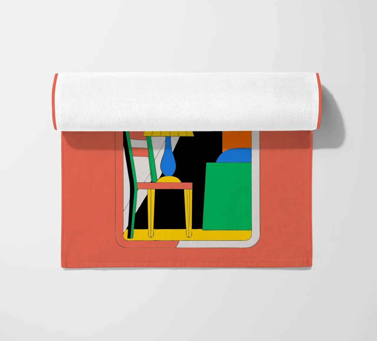 Specchio e sedia telo mare da OUR SHOP