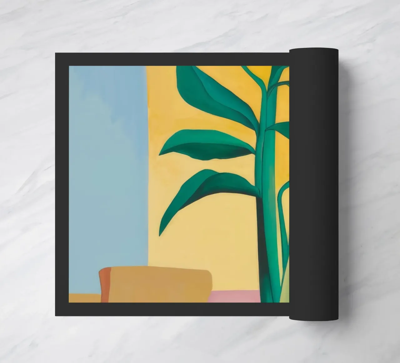 Verdant Leaf Study doormat by Jasper Rune