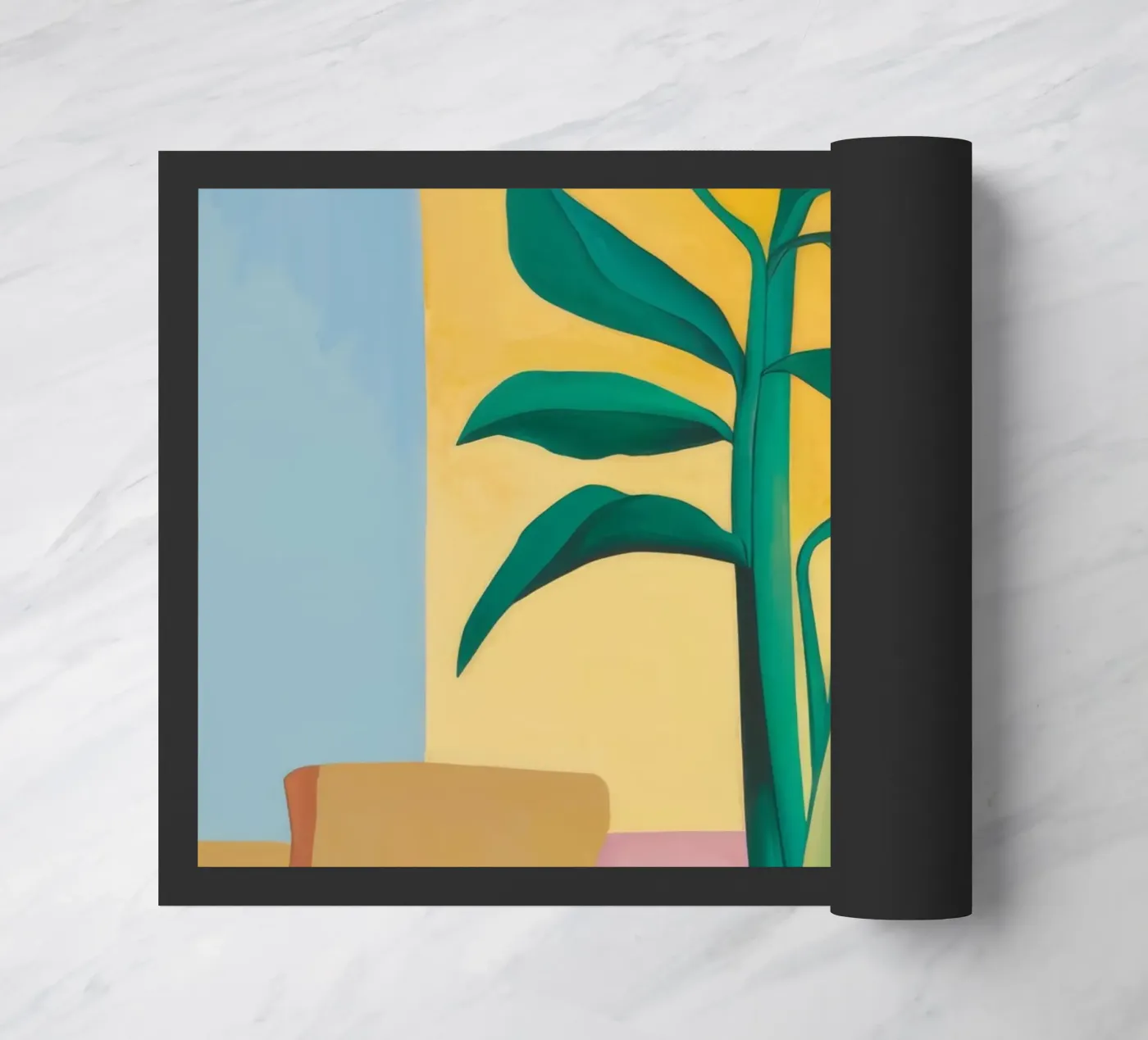 Verdant Blad Studie deurmat van Jasper Rune