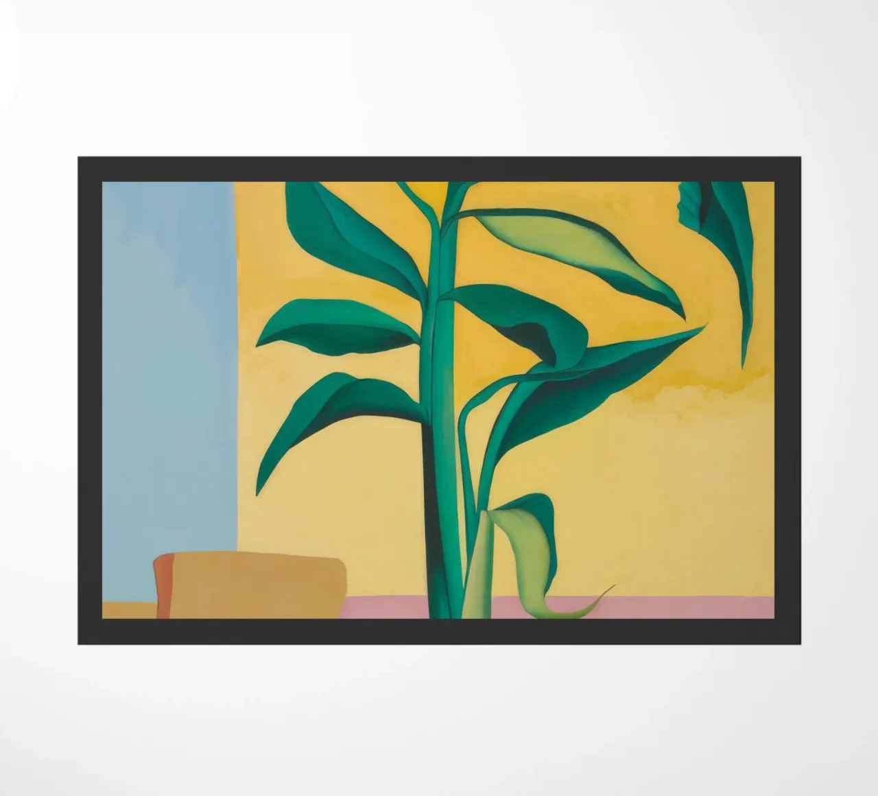 Verdant Leaf Study doormat by Jasper Rune