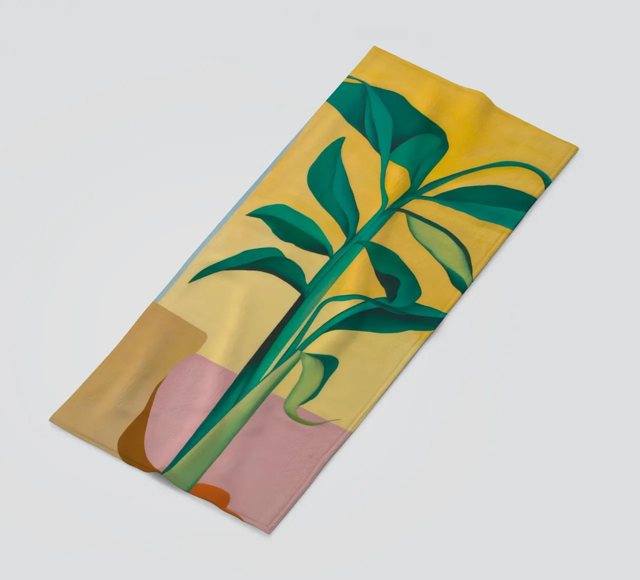 Studio della foglia verde telo mare da Jasper Rune