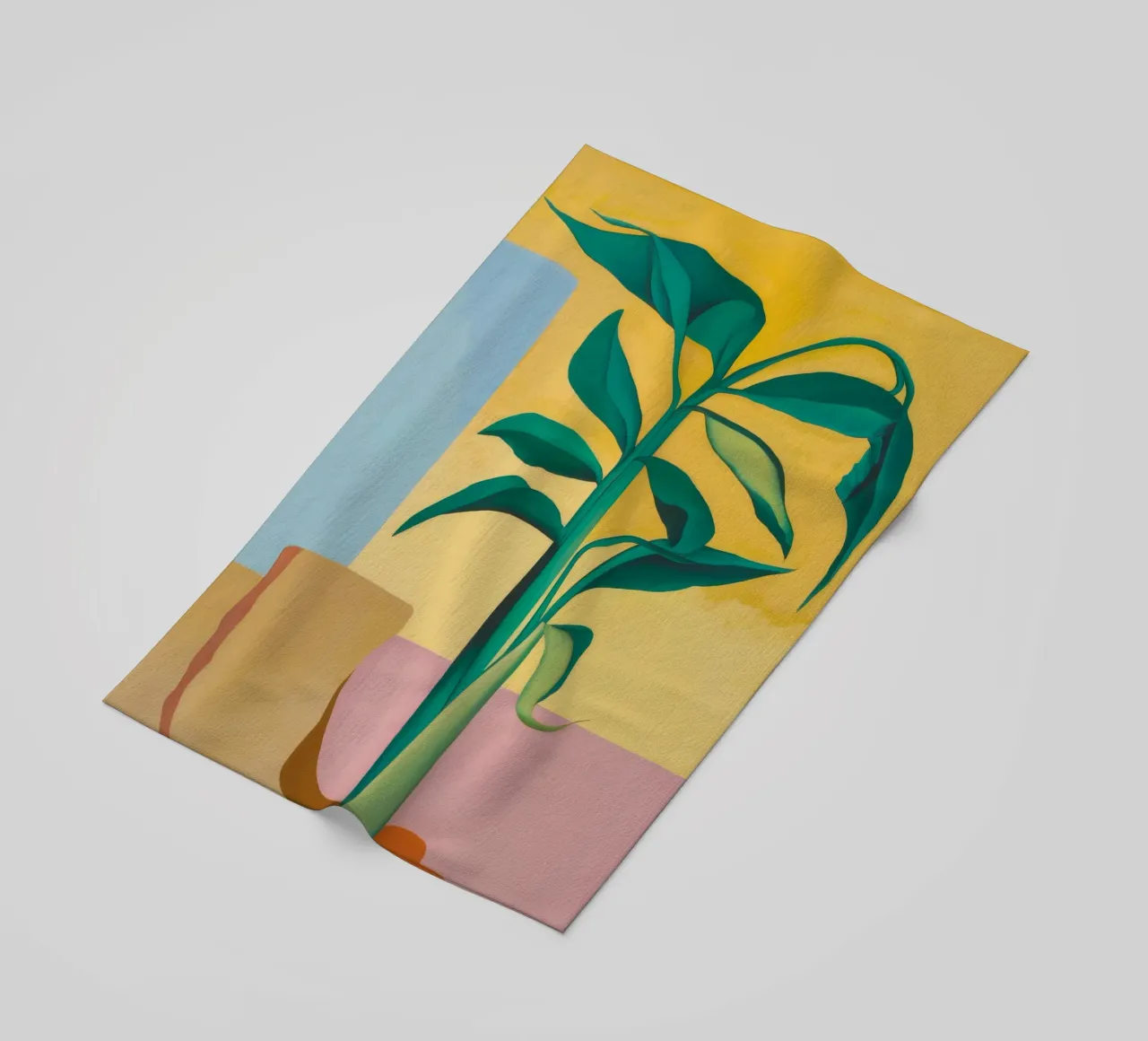 Studio della foglia verde telo mare da Jasper Rune