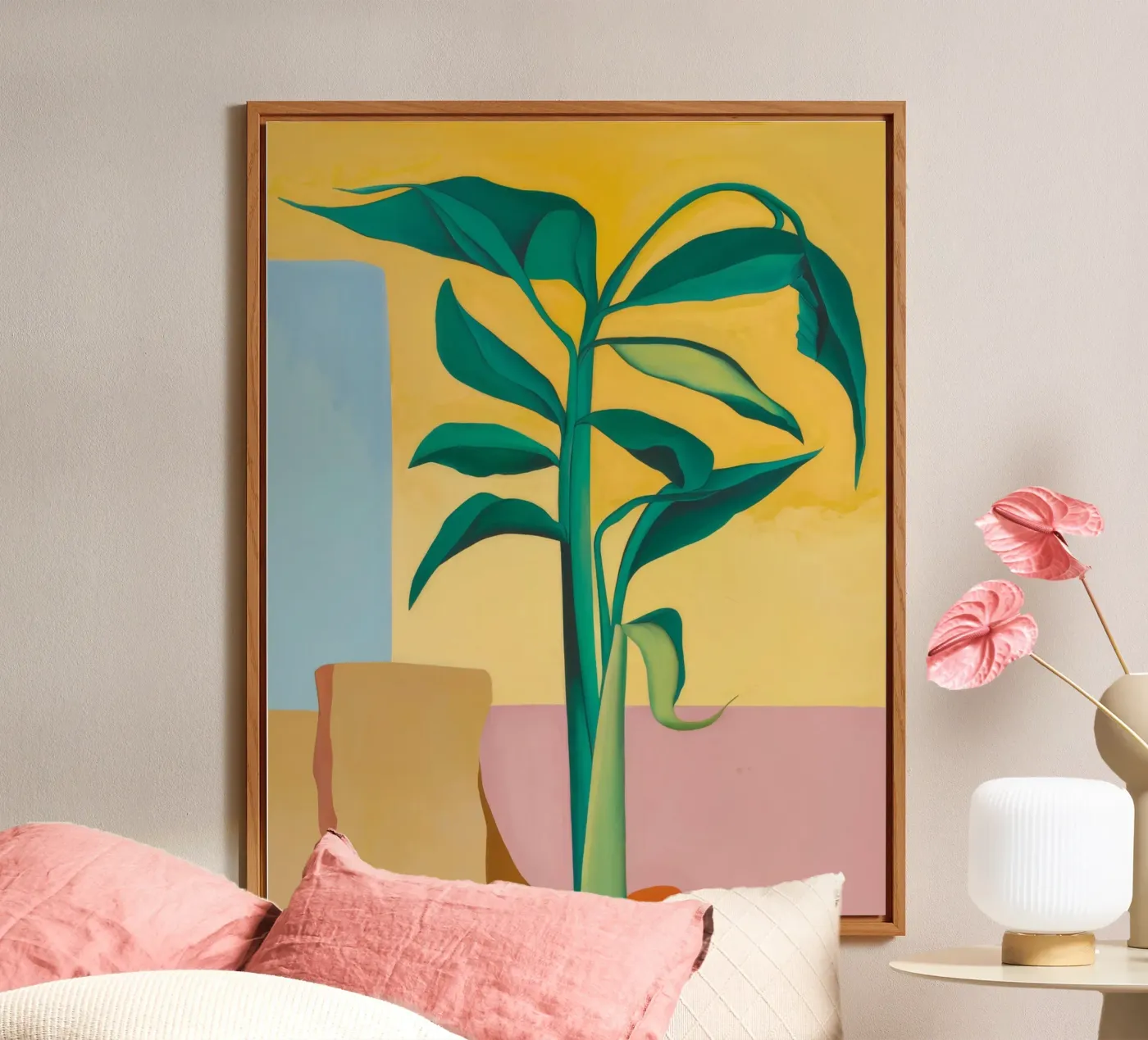 Verdant Leaf Study alluminio dibond da Jasper Rune