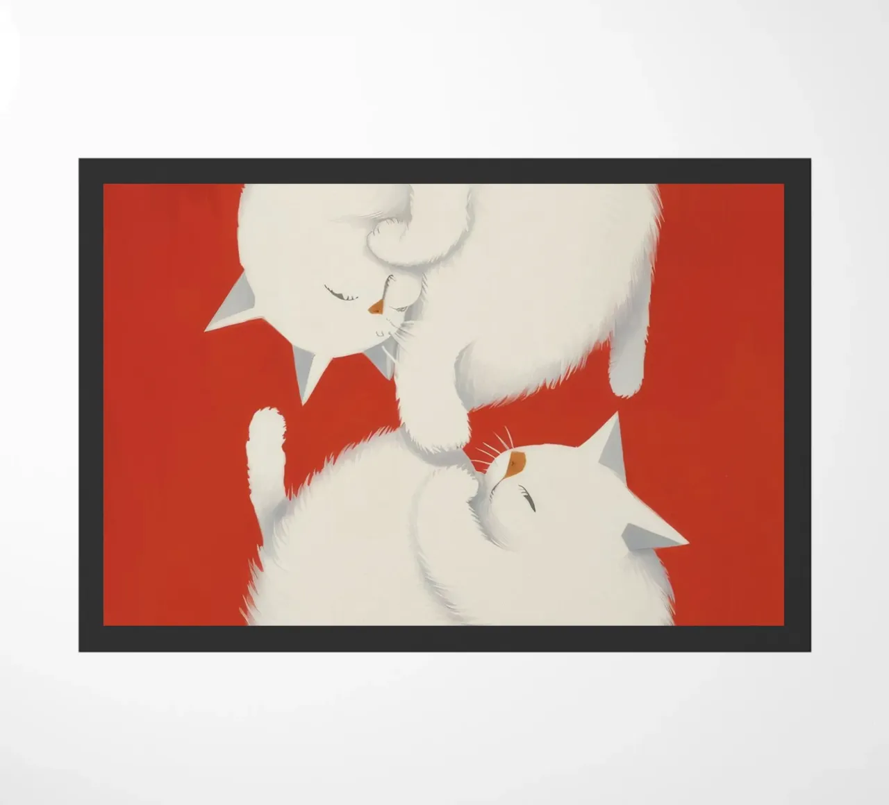 Il sonno del gattino Yin-Yang zerbino da Stone Patina