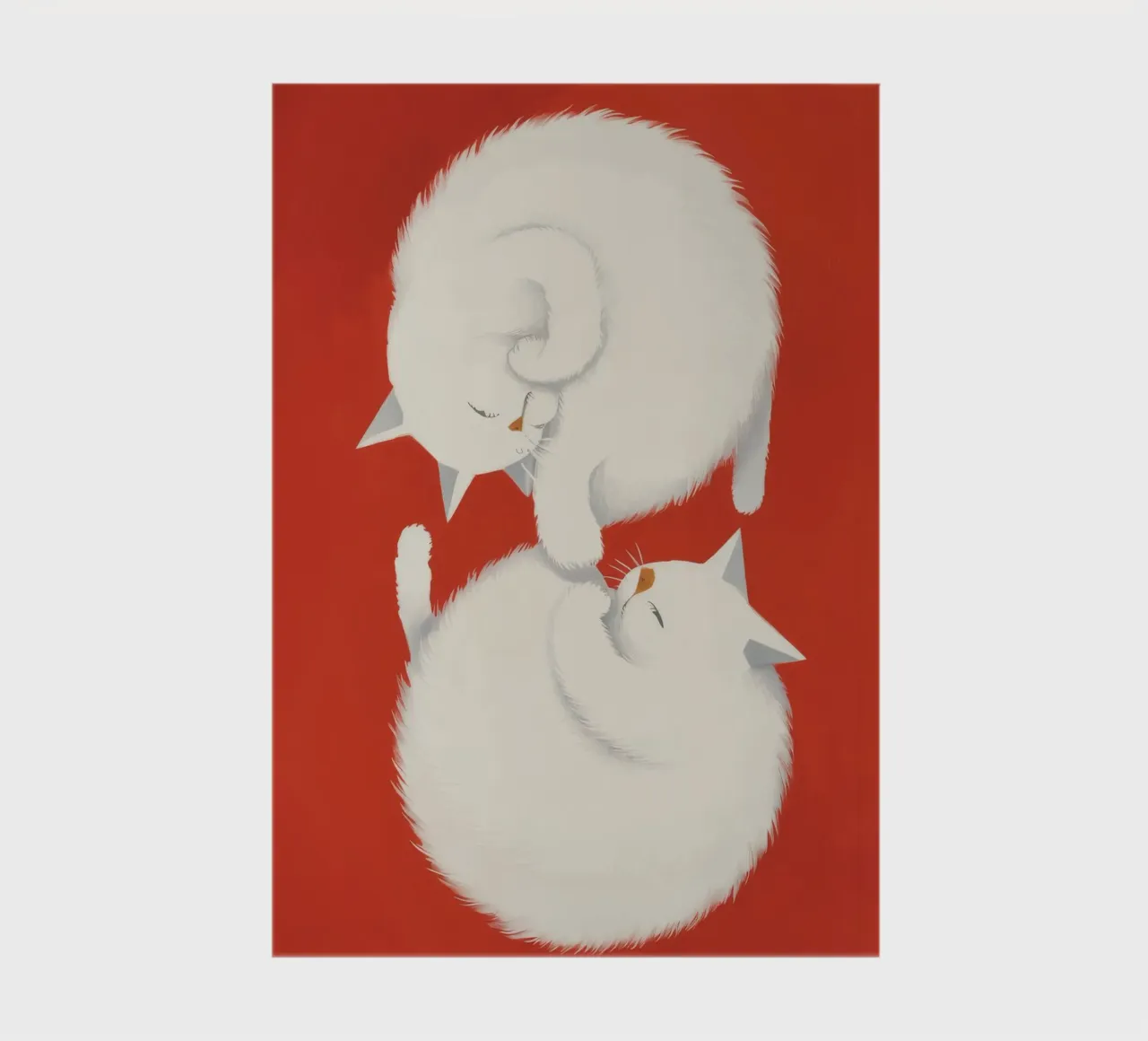 Yin-Yang Kitty Slumber notebook by Stone Patina