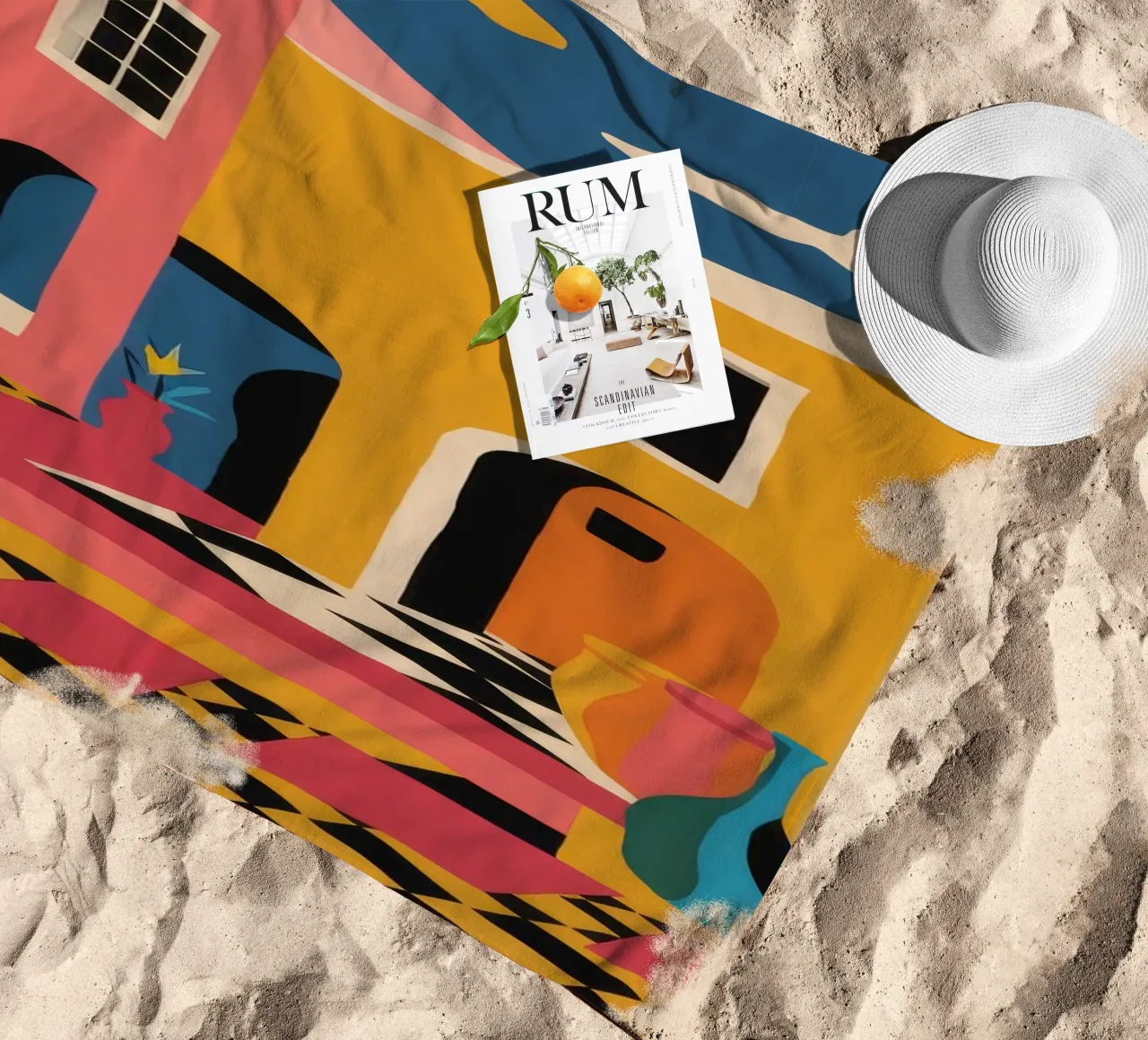 Gioco di colori nel cortile telo mare da Jasper Rune