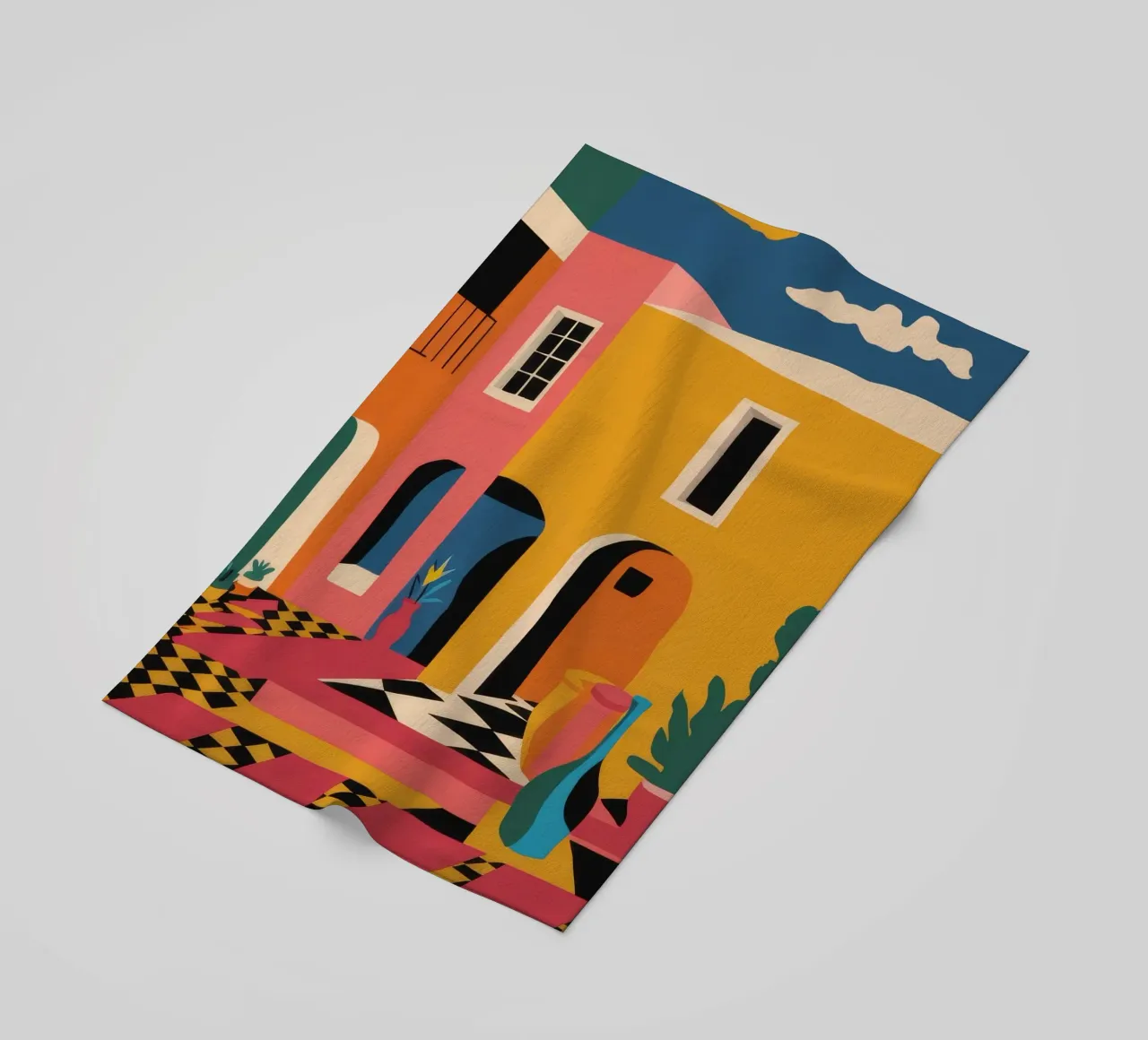 Gioco di colori nel cortile telo mare da Jasper Rune