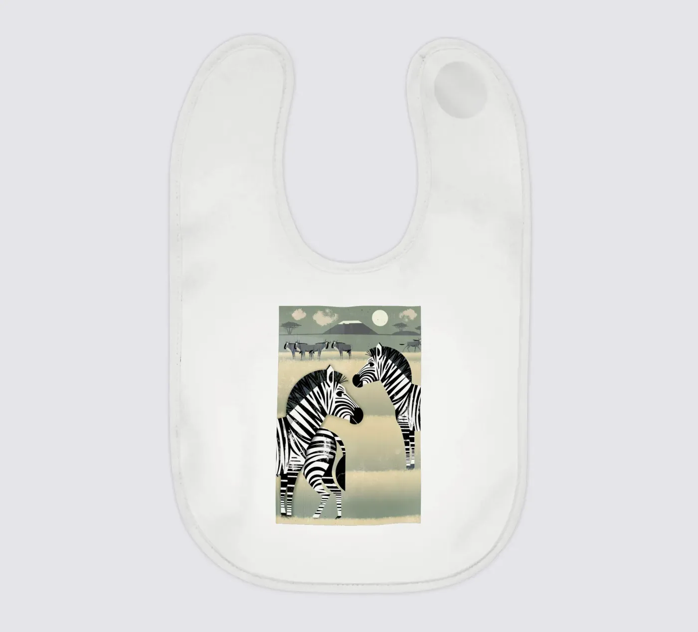 Zebra Babylätzchen von Dieter Braun