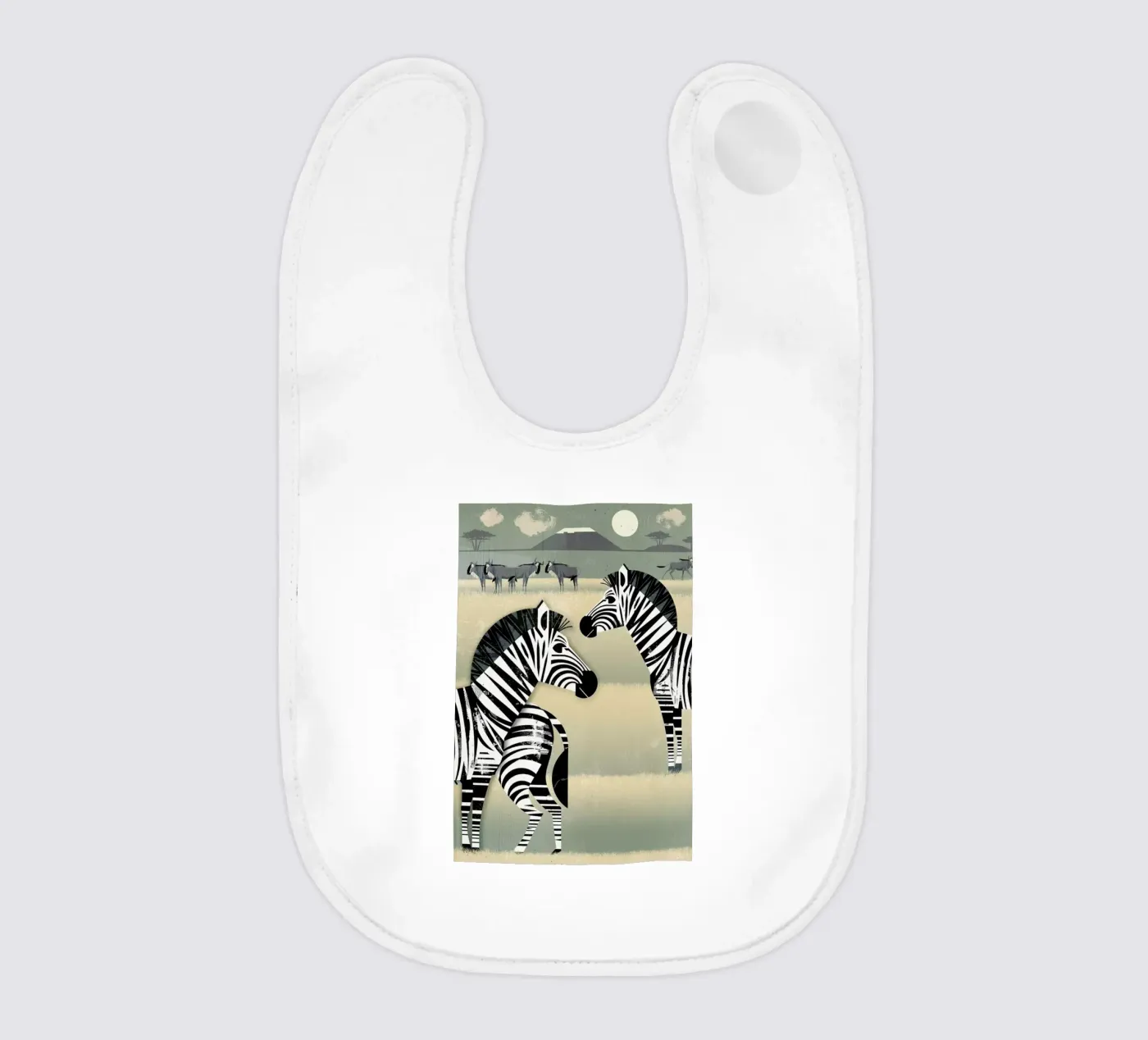 Zebra Babylätzchen von Dieter Braun