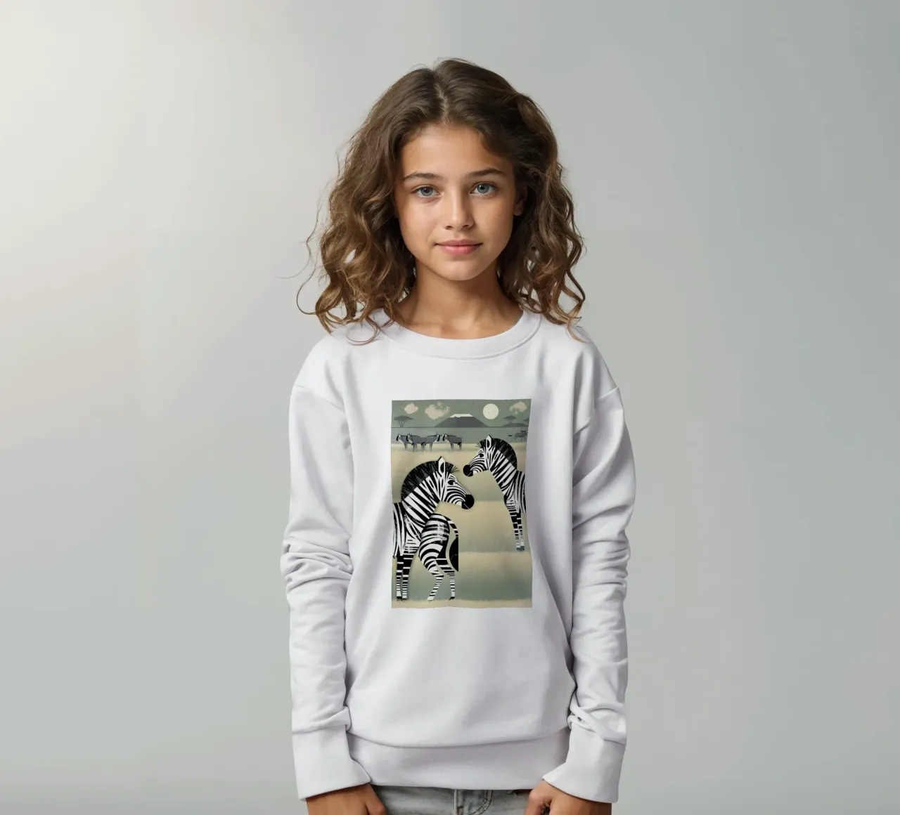 Zebra kids sweatshirt by Dieter Braun