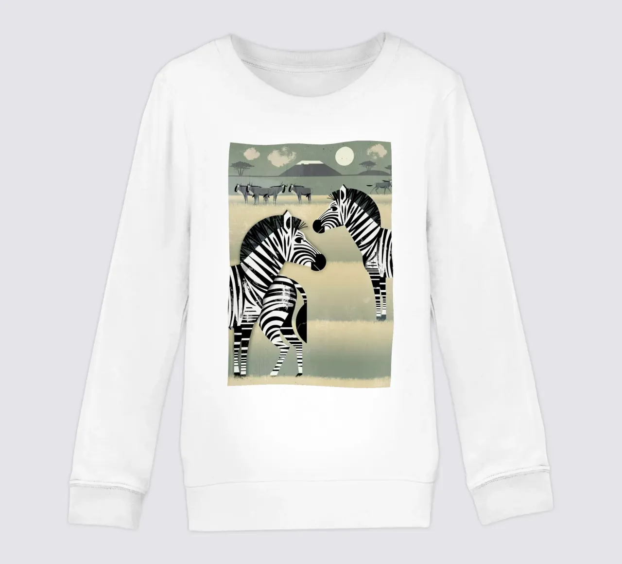 Zebra kids sweatshirt by Dieter Braun