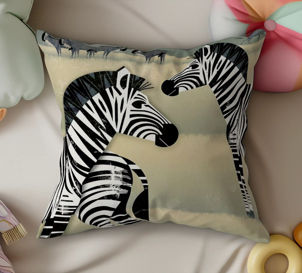 Zebra cuscino da Dieter Braun