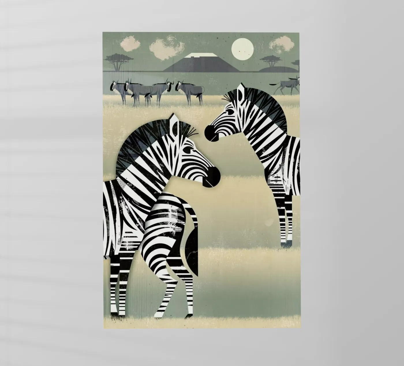 Zebra pellicola backlit da Dieter Braun