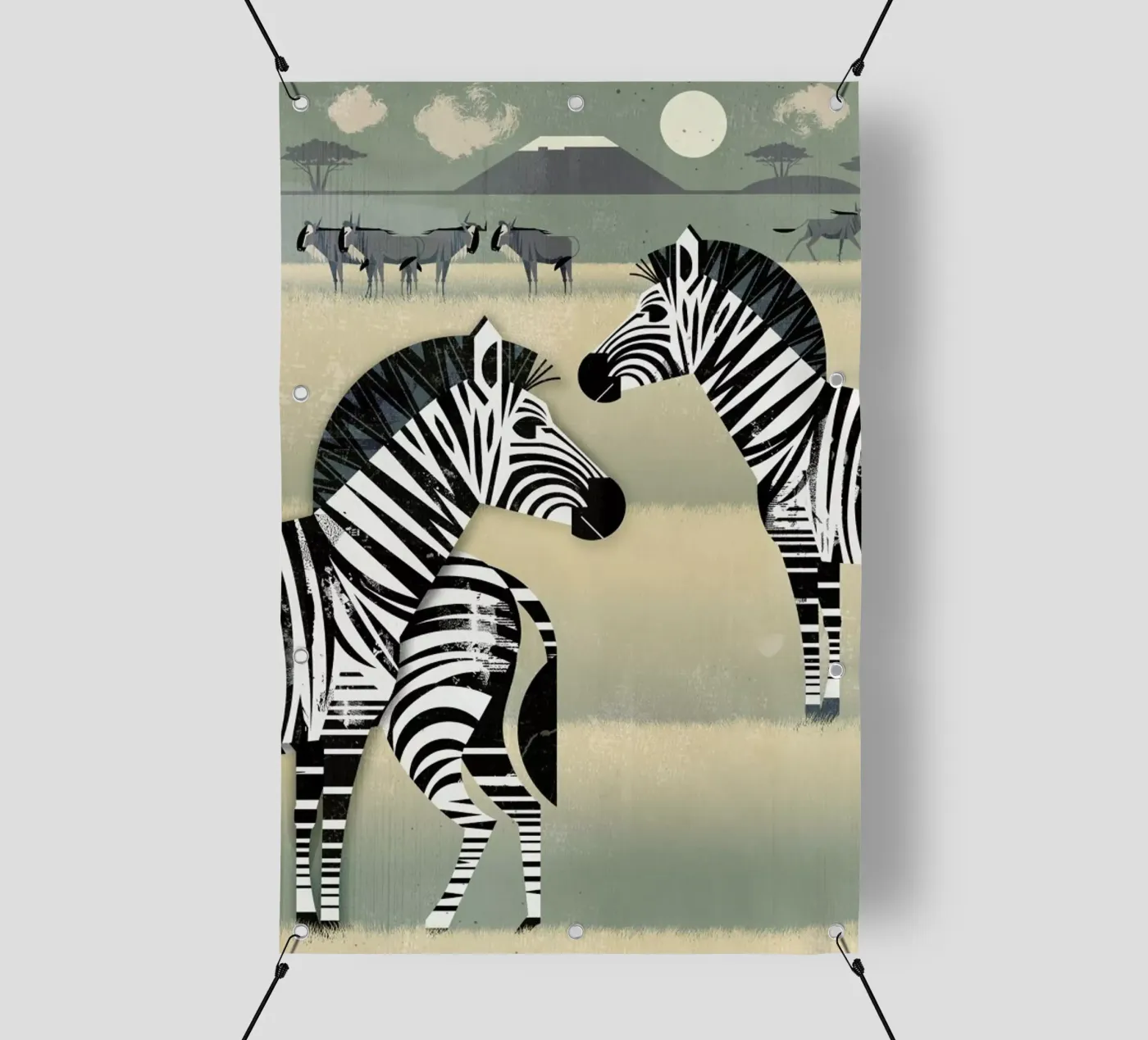 Zebra telo in pvc da Dieter Braun