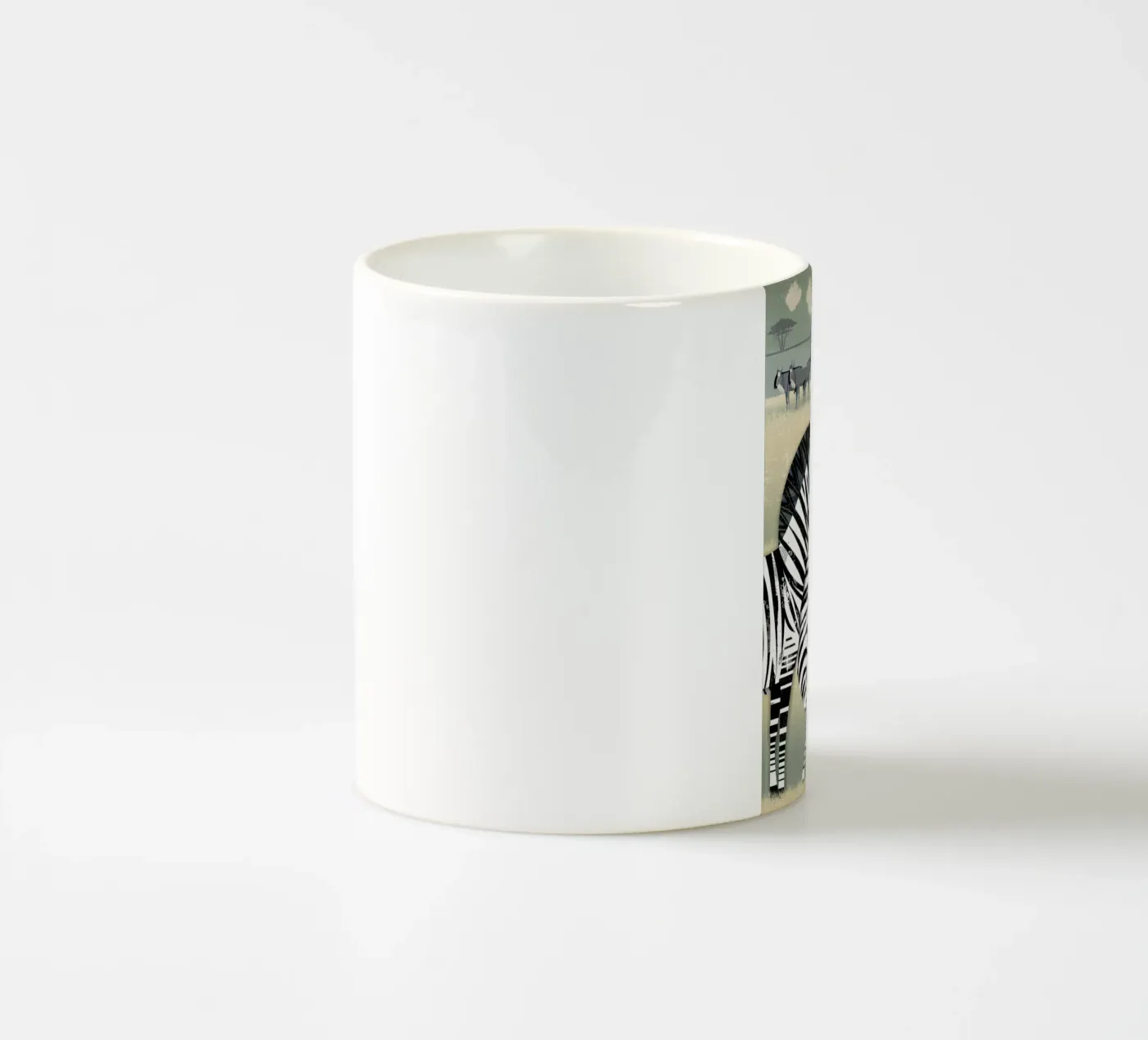 Zebra ceramic mug by Dieter Braun