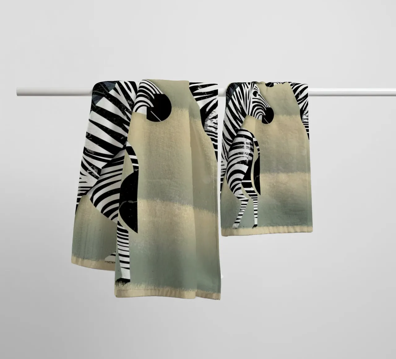 Zebra towel by Dieter Braun