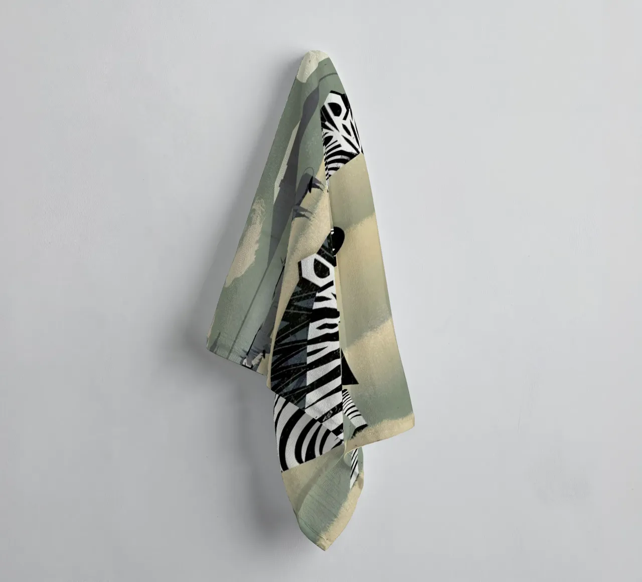 Zebra towel by Dieter Braun