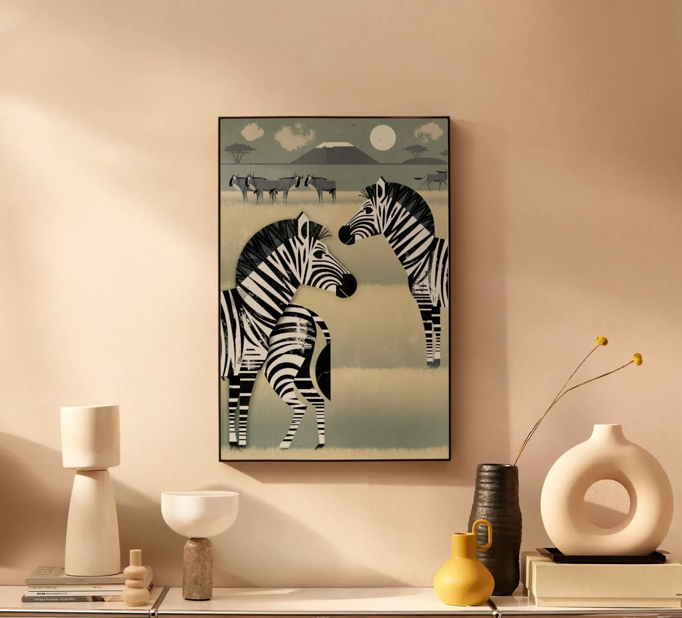 Zebra alluminio dibond da Dieter Braun