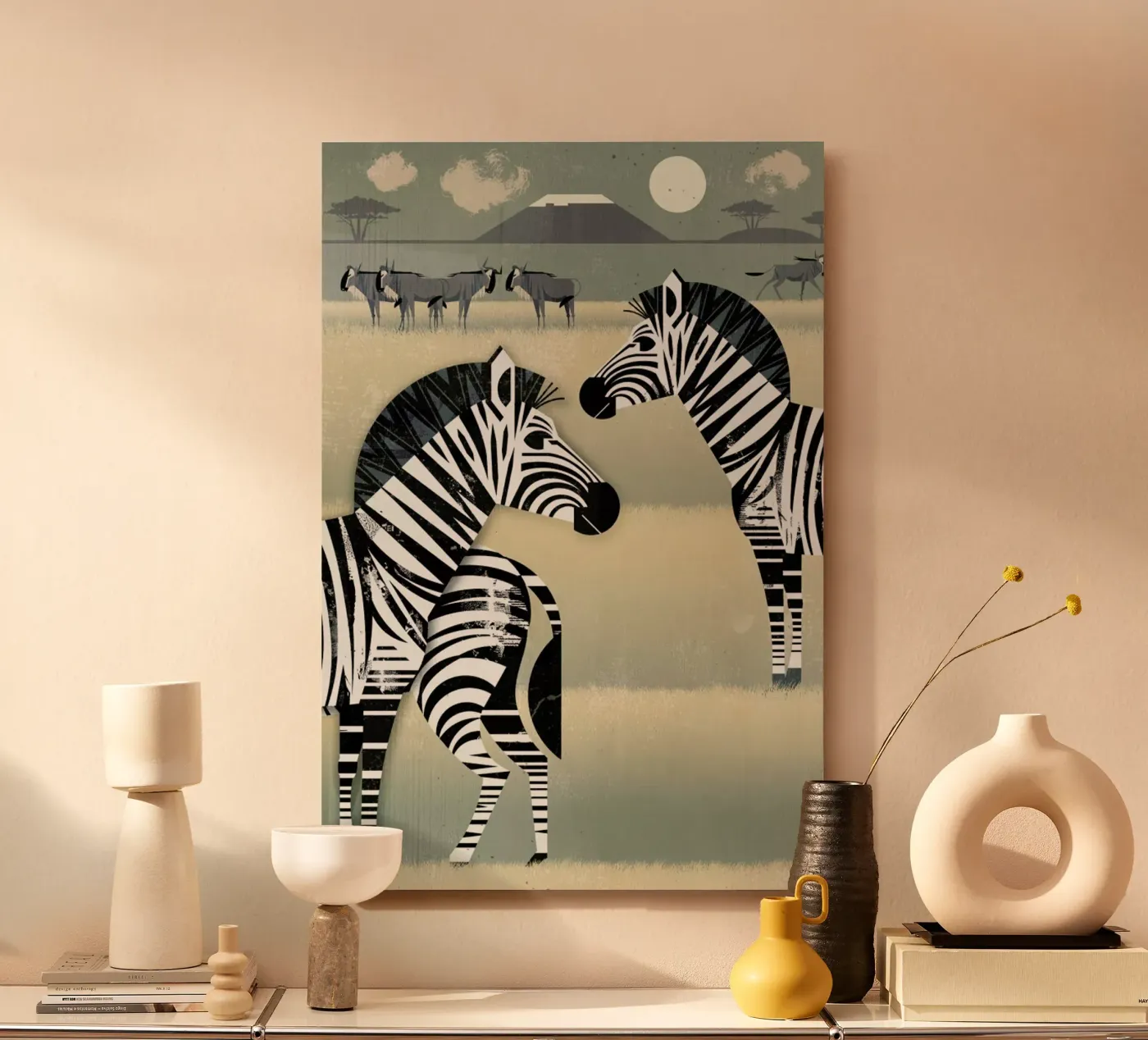 Zebra alluminio dibond da Dieter Braun