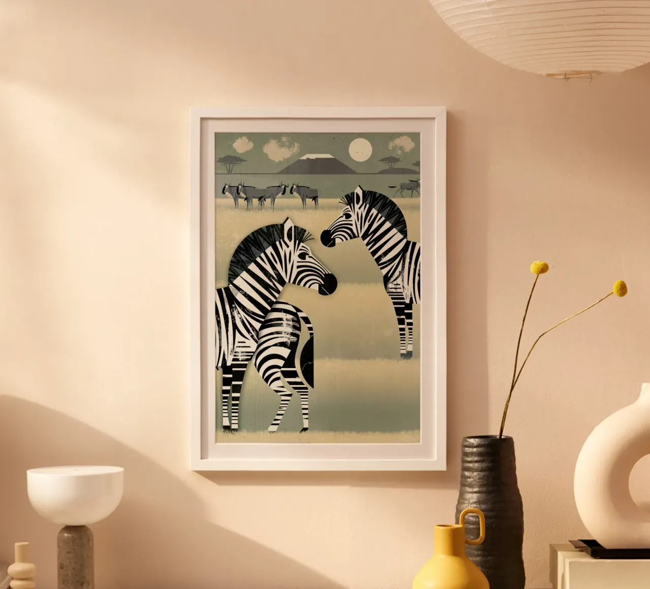 Zebra poster by Dieter Braun