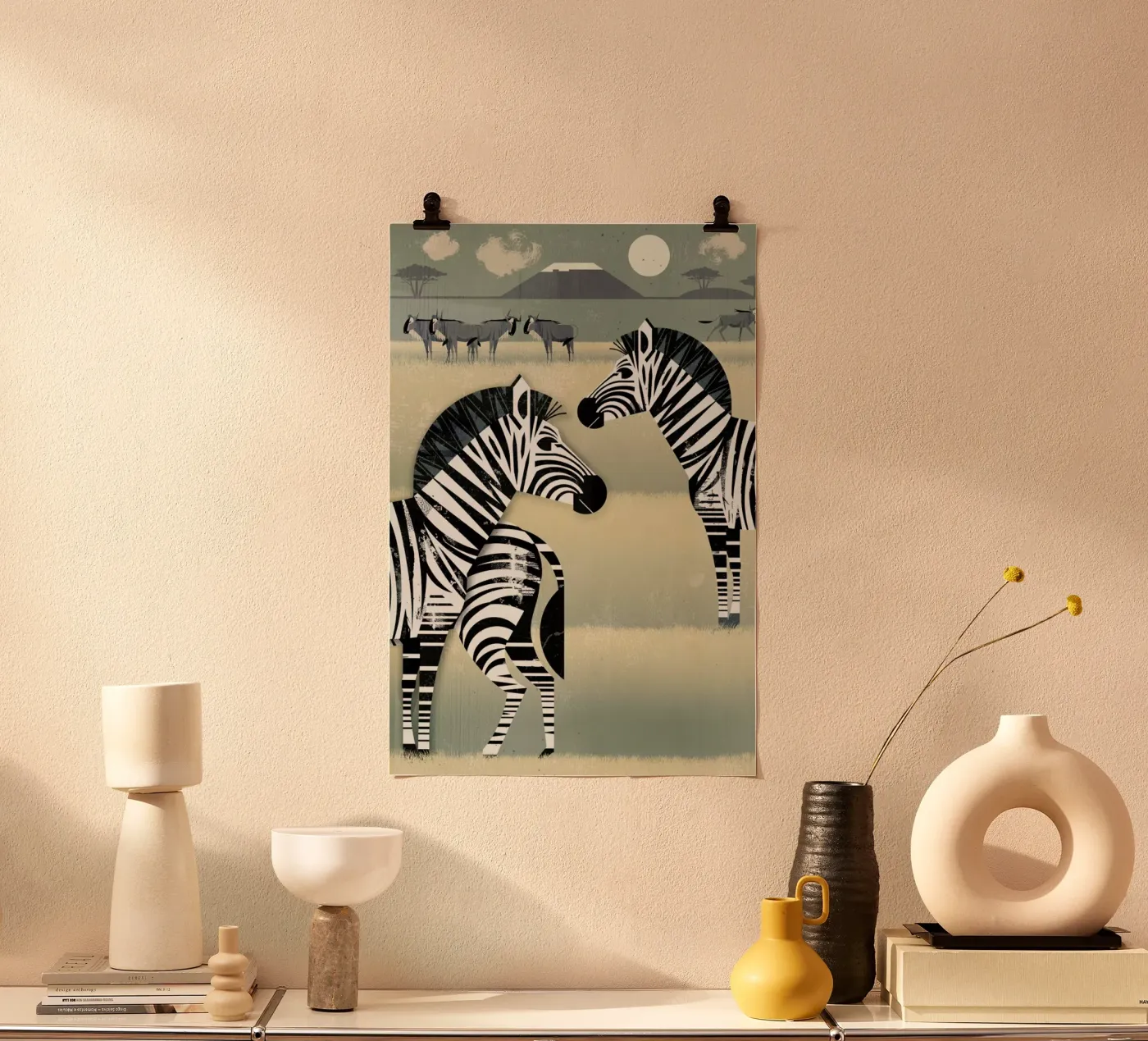 Zebra poster da Dieter Braun