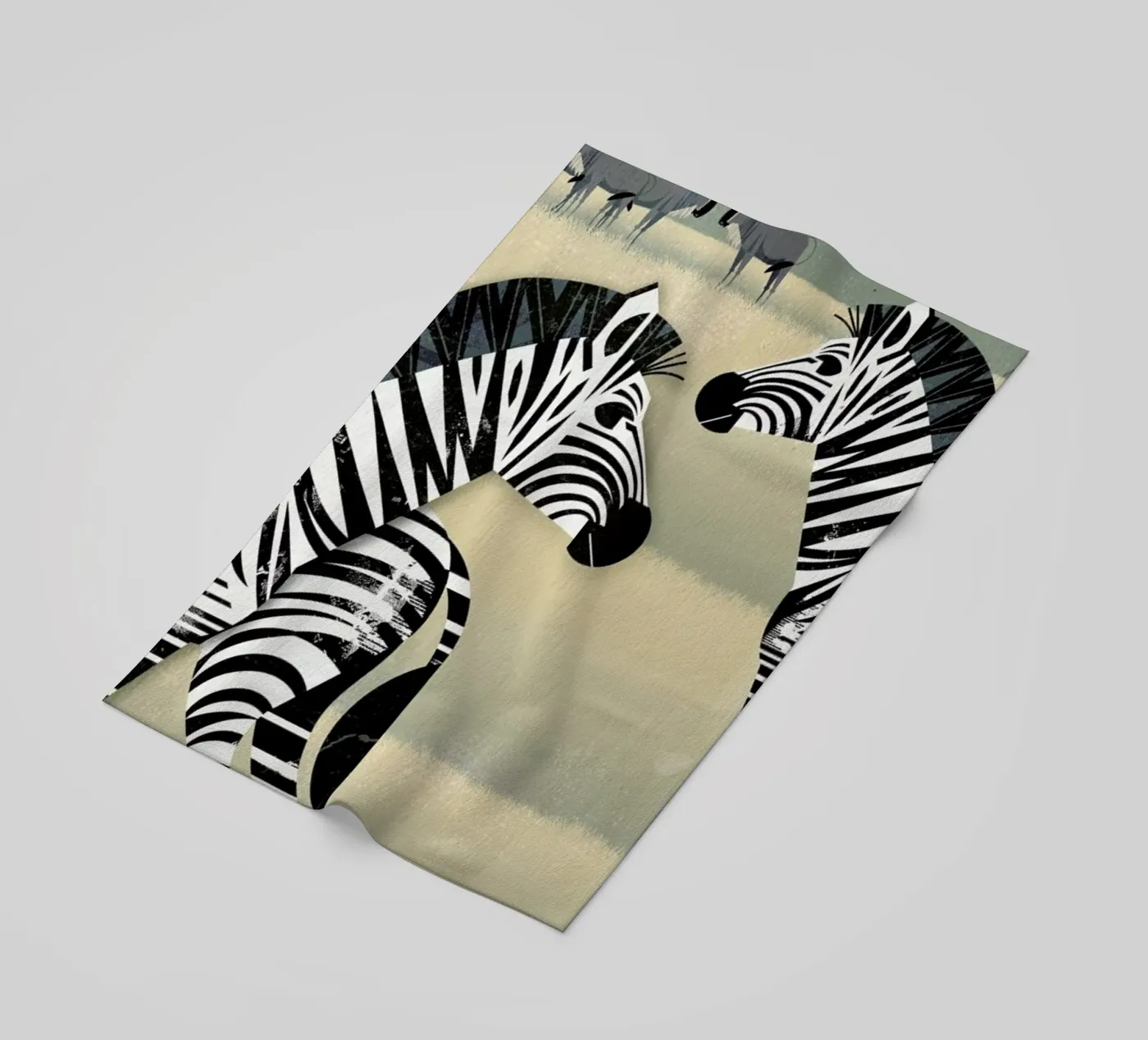 Zebra Strandtuch von Dieter Braun