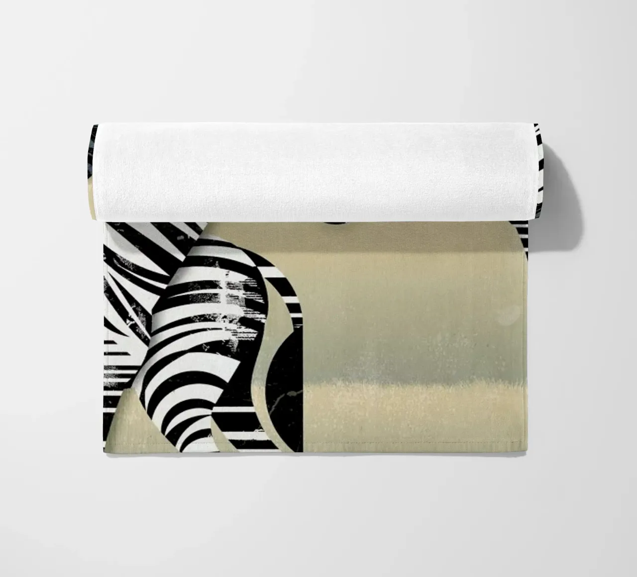 Zebra beach towel by Dieter Braun