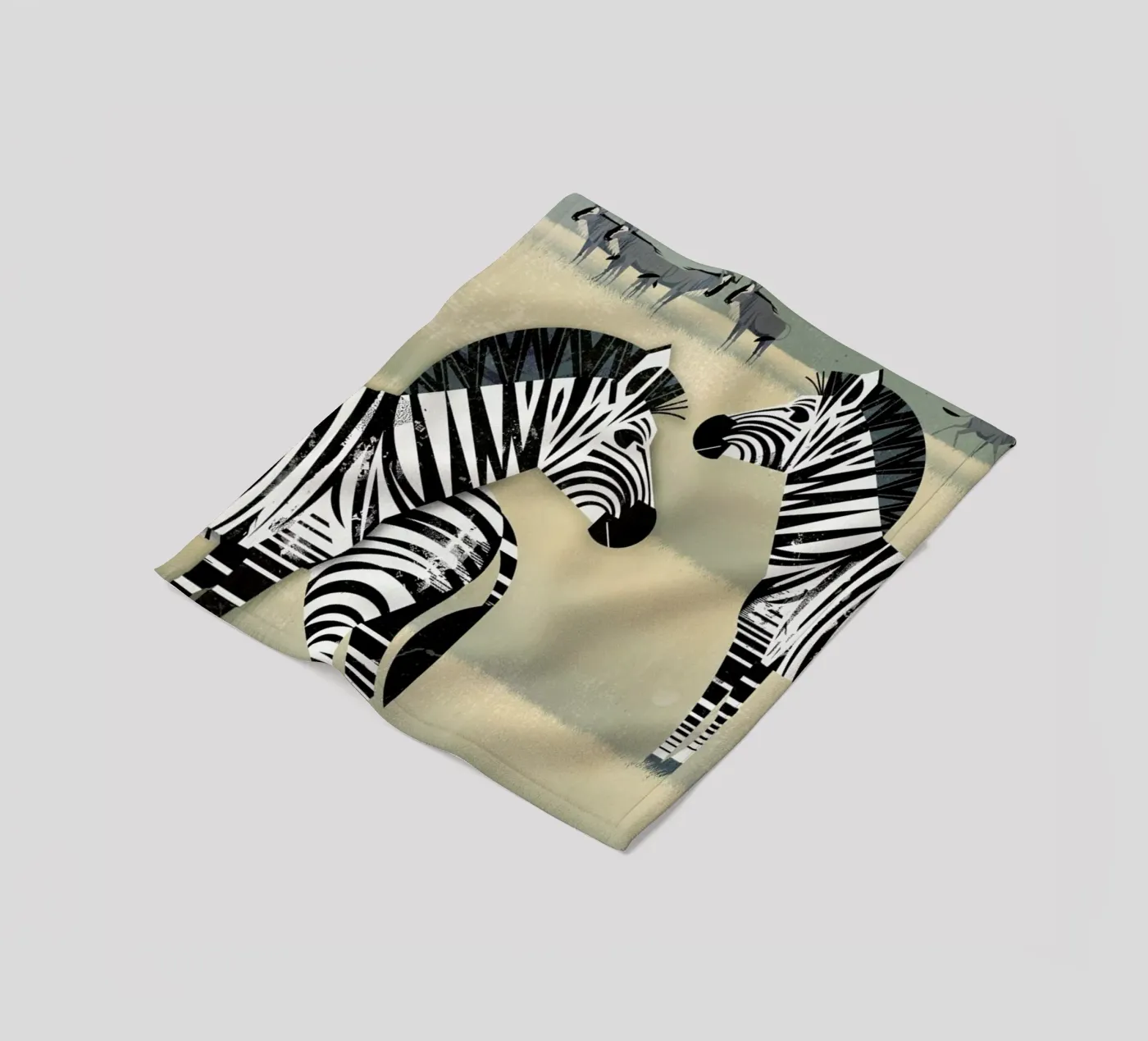Zebra Fleecedecke von Dieter Braun