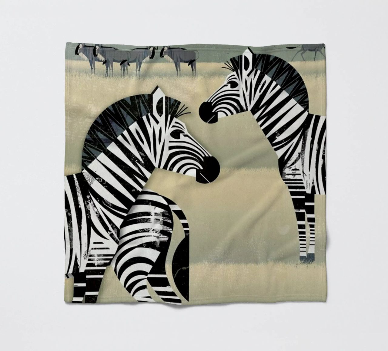 Zebra coperta in pile da Dieter Braun