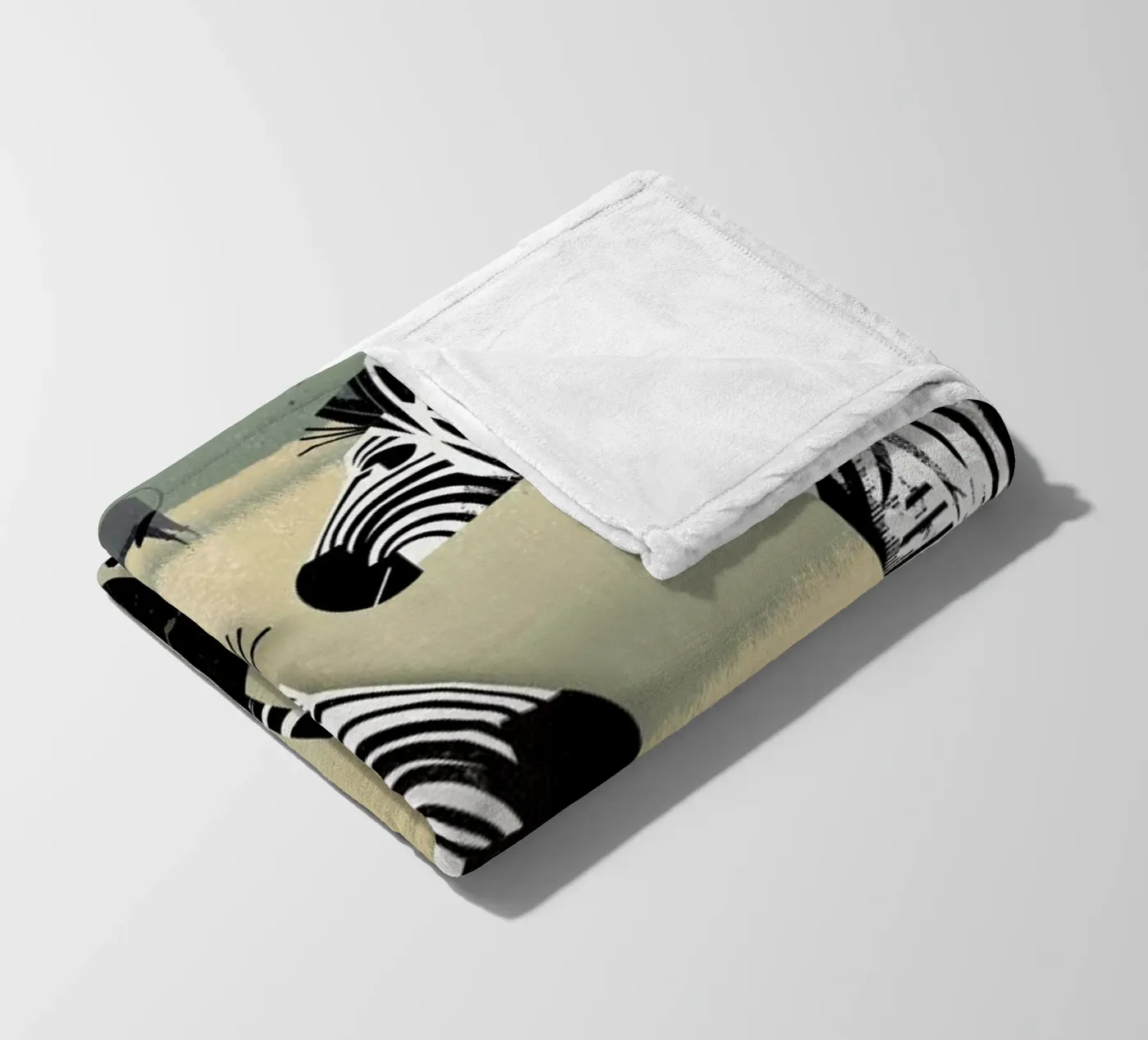 Zebra Fleecedecke von Dieter Braun